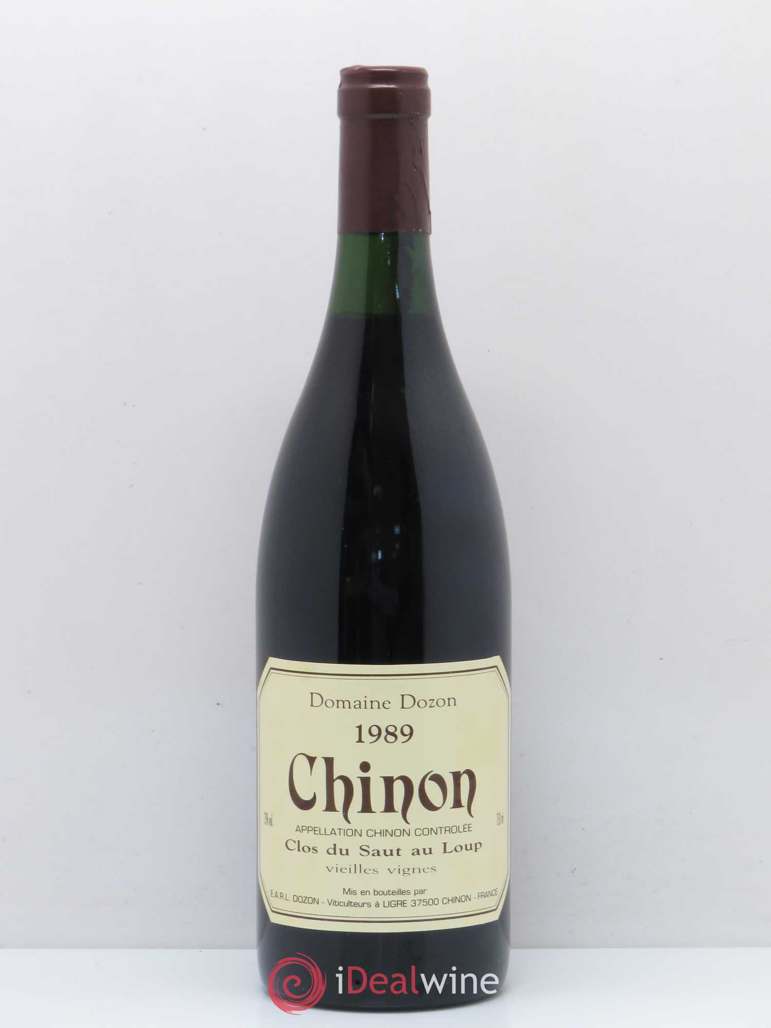 Chinon Clos du Saut Au Loup Dozon Vieilles Vignes 1989 - Posten von 1 Flasche - 0