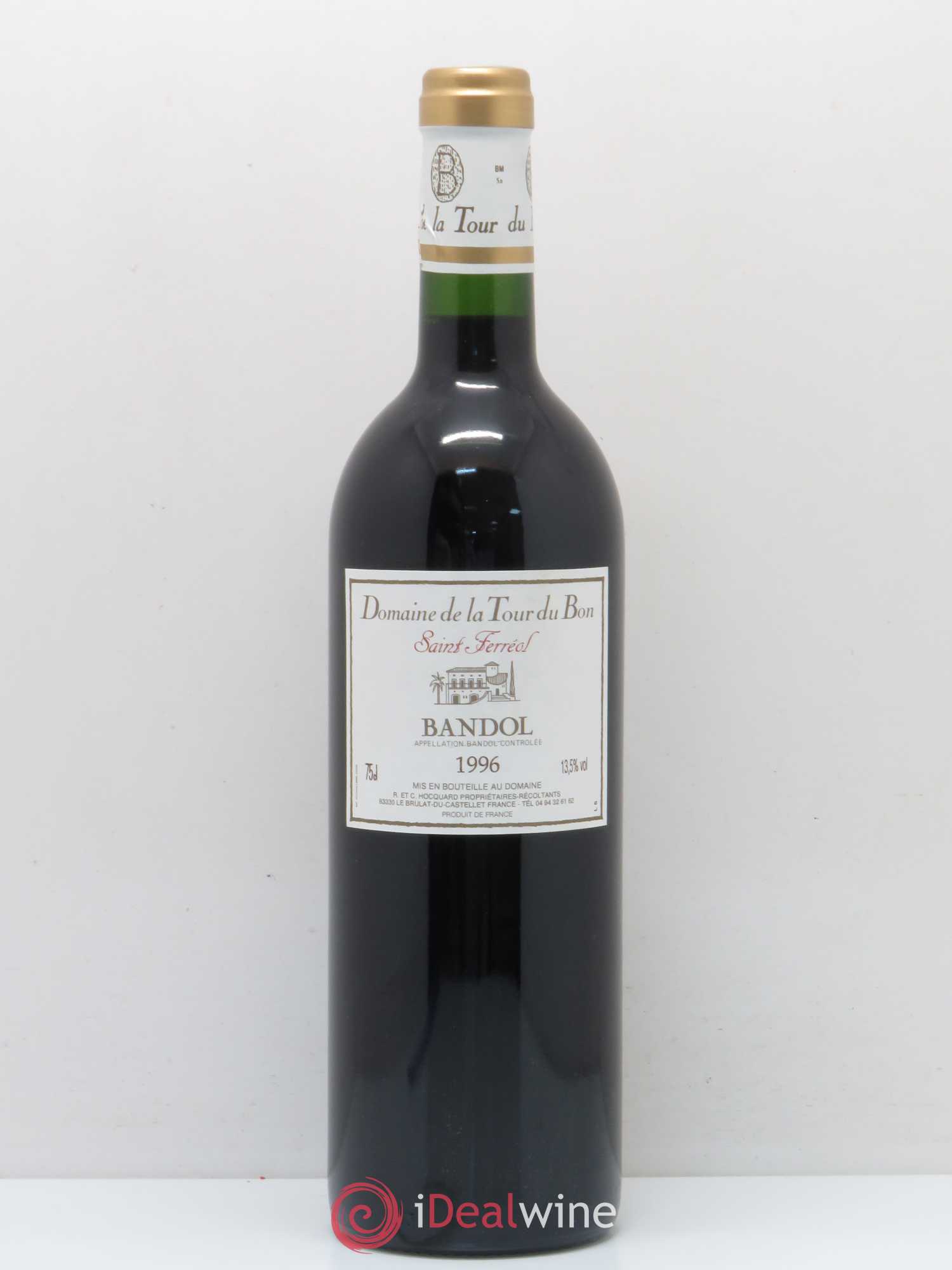 Bandol La Tour du Bon Saint Ferréol Agnès Henry 1996 - Lot de 1 bouteille - 0