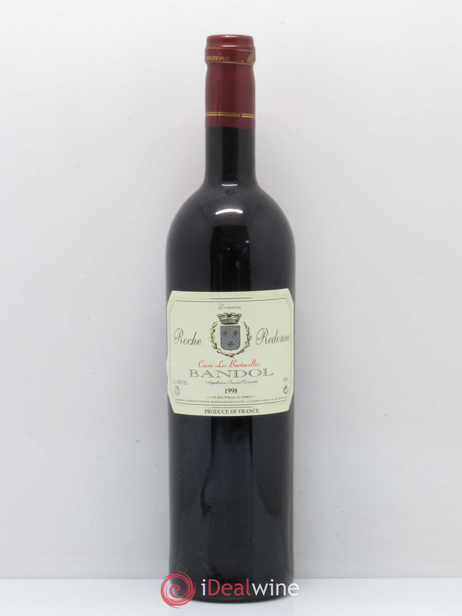 Bandol Les Bartavelles Roche Redonne 1998 - Posten von 1 Flasche - 0
