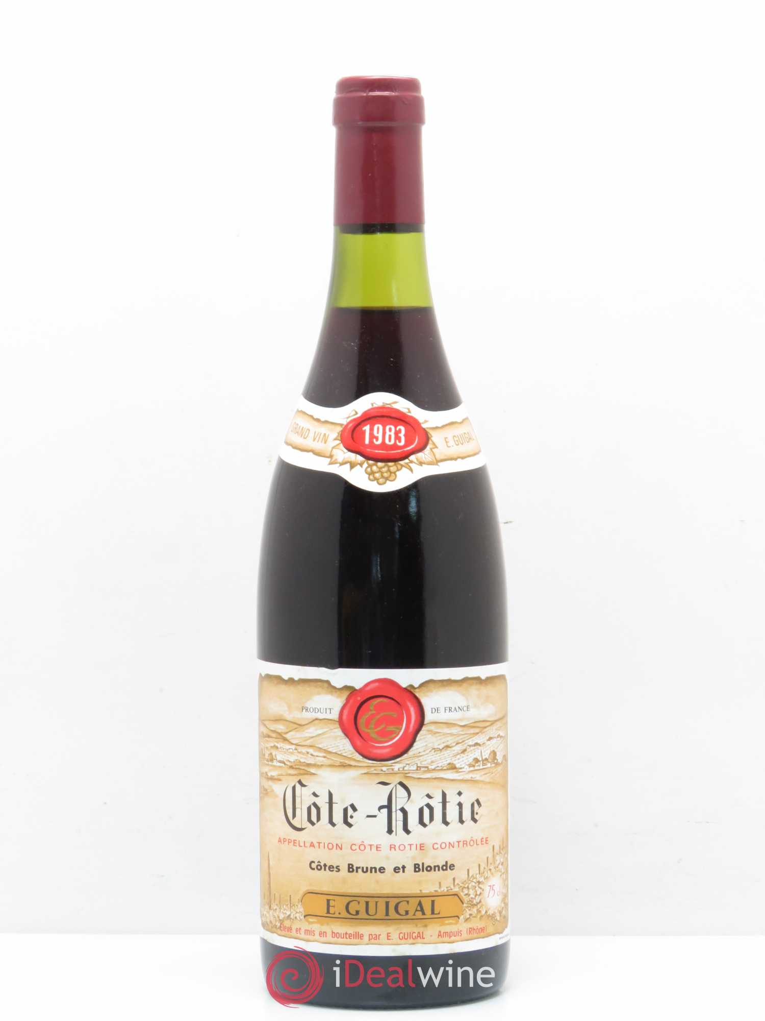 Côte-Rôtie Côtes Brune et Blonde Guigal 1983 - Lot de 1 bouteille - 0