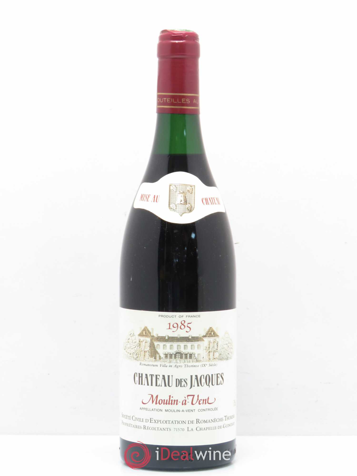 Moulin-à-Vent Château des Jacques 1985 - Lot de 1 bouteille - 0