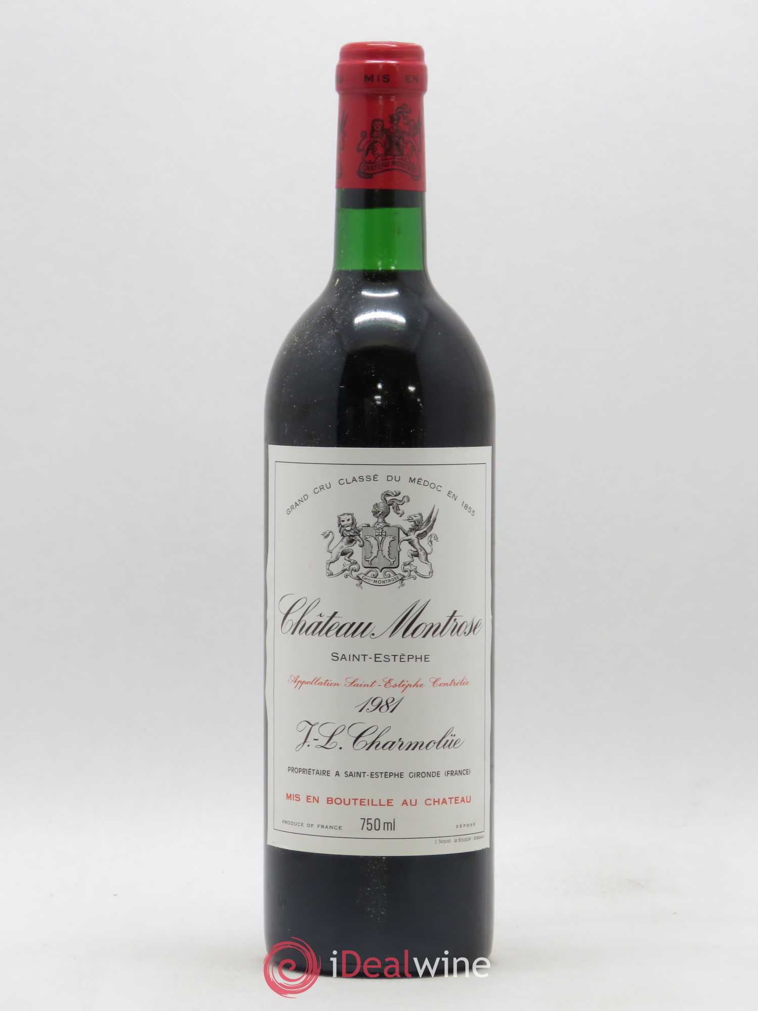 Château Montrose 2ème Grand Cru Classé 1981 - Lot de 1 bouteille - 0