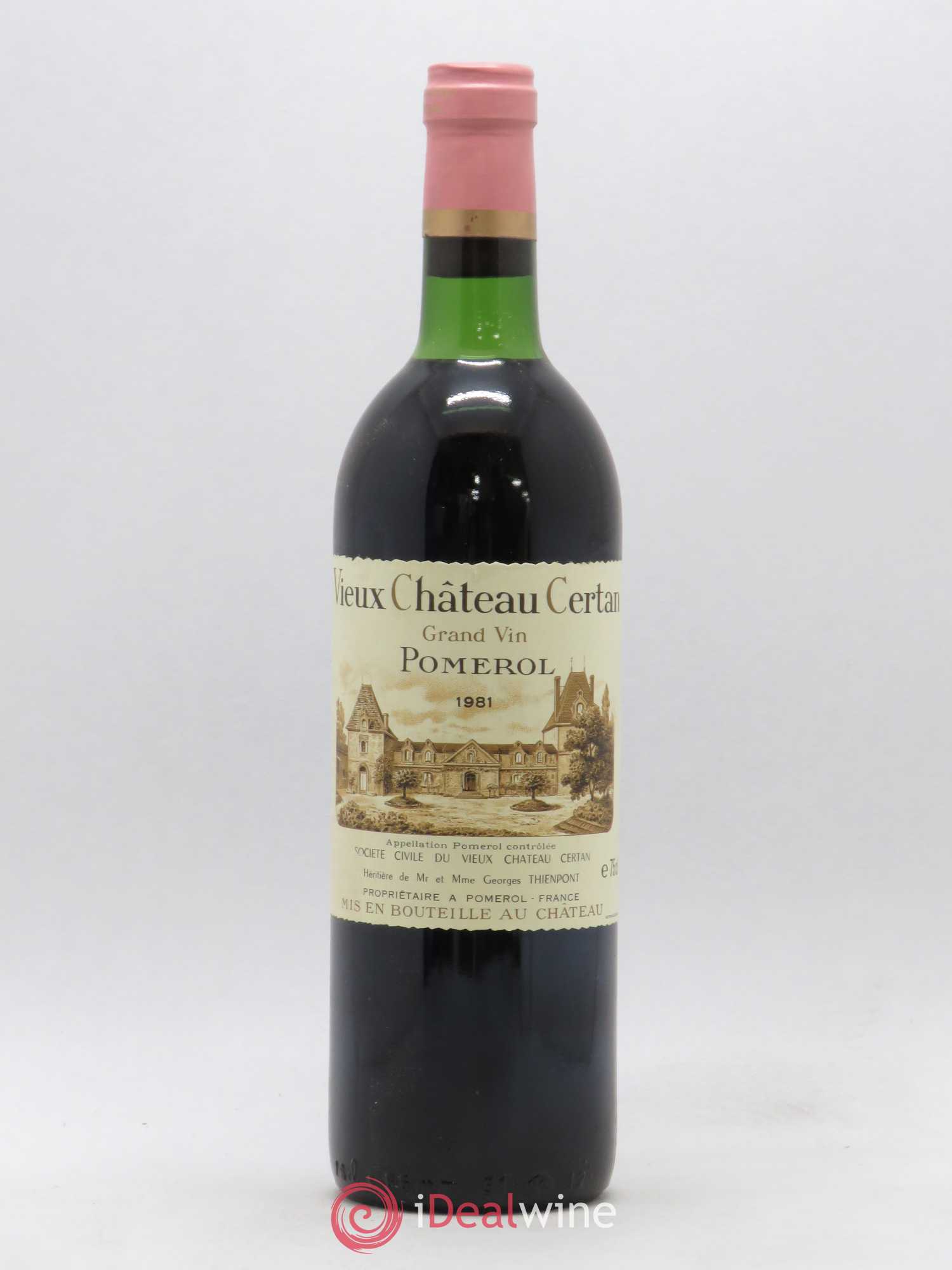 Vieux Château Certan 1981 - Lot de 1 bouteille - 0