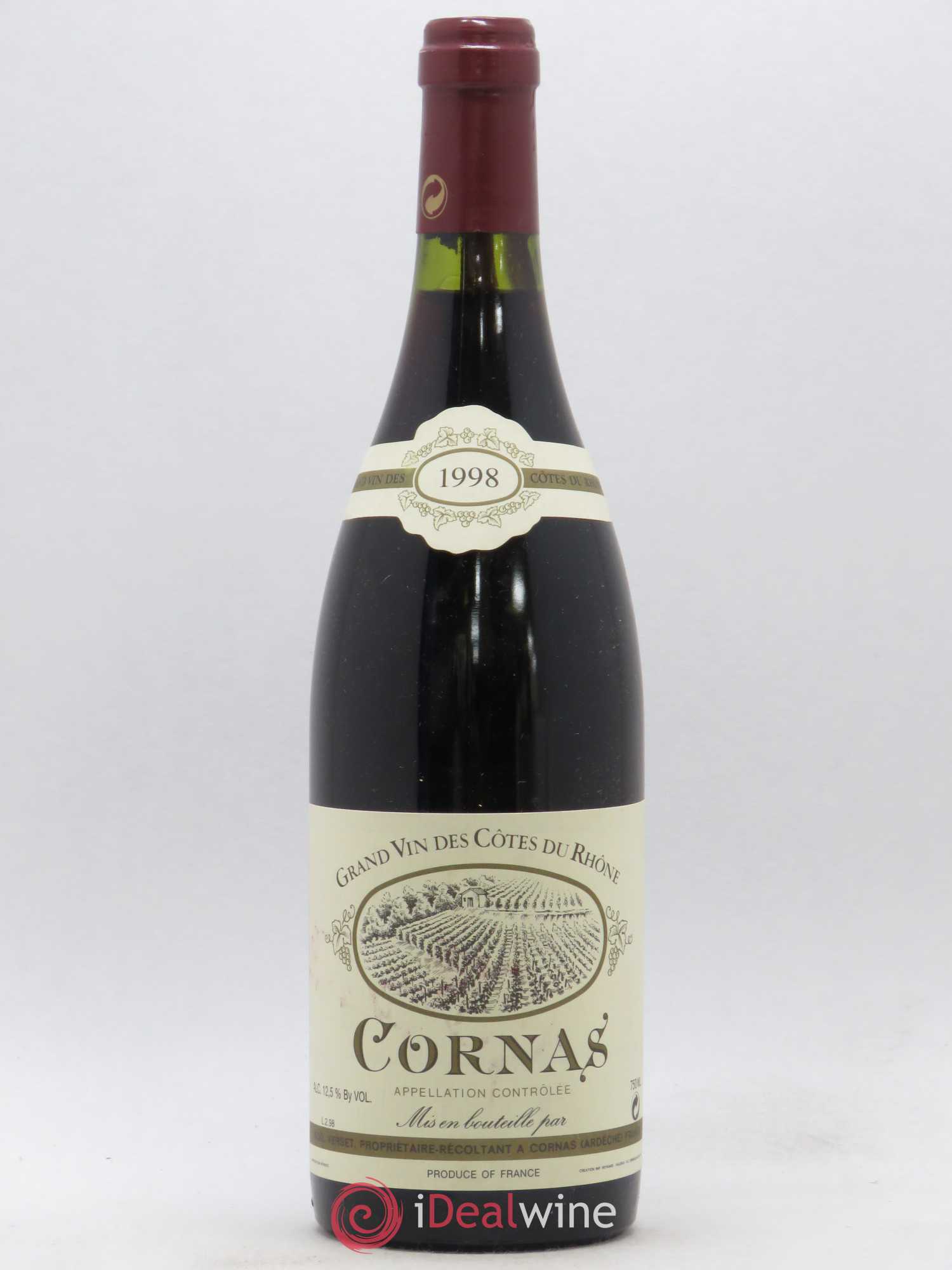 Cornas Noël Verset 1998 - Lot de 1 bouteille - 0