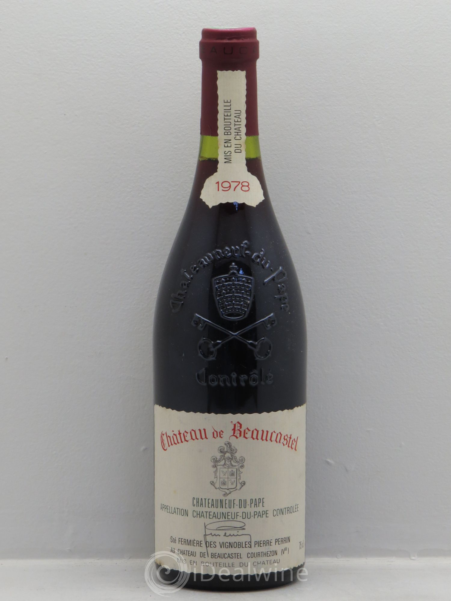 Châteauneuf-du-Pape Château de Beaucastel Famille Perrin 1978 - Lot de 1 bouteille - 0