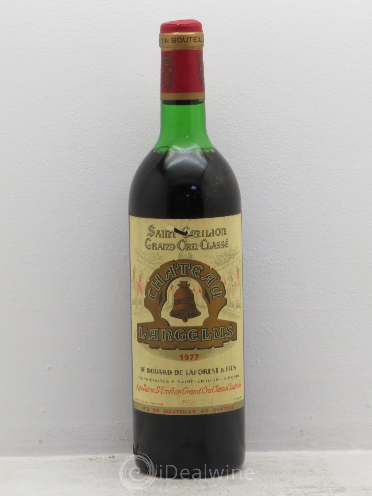 Château Angélus 1er Grand Cru Classé A 1977 - Lot de 1 bouteille - 0