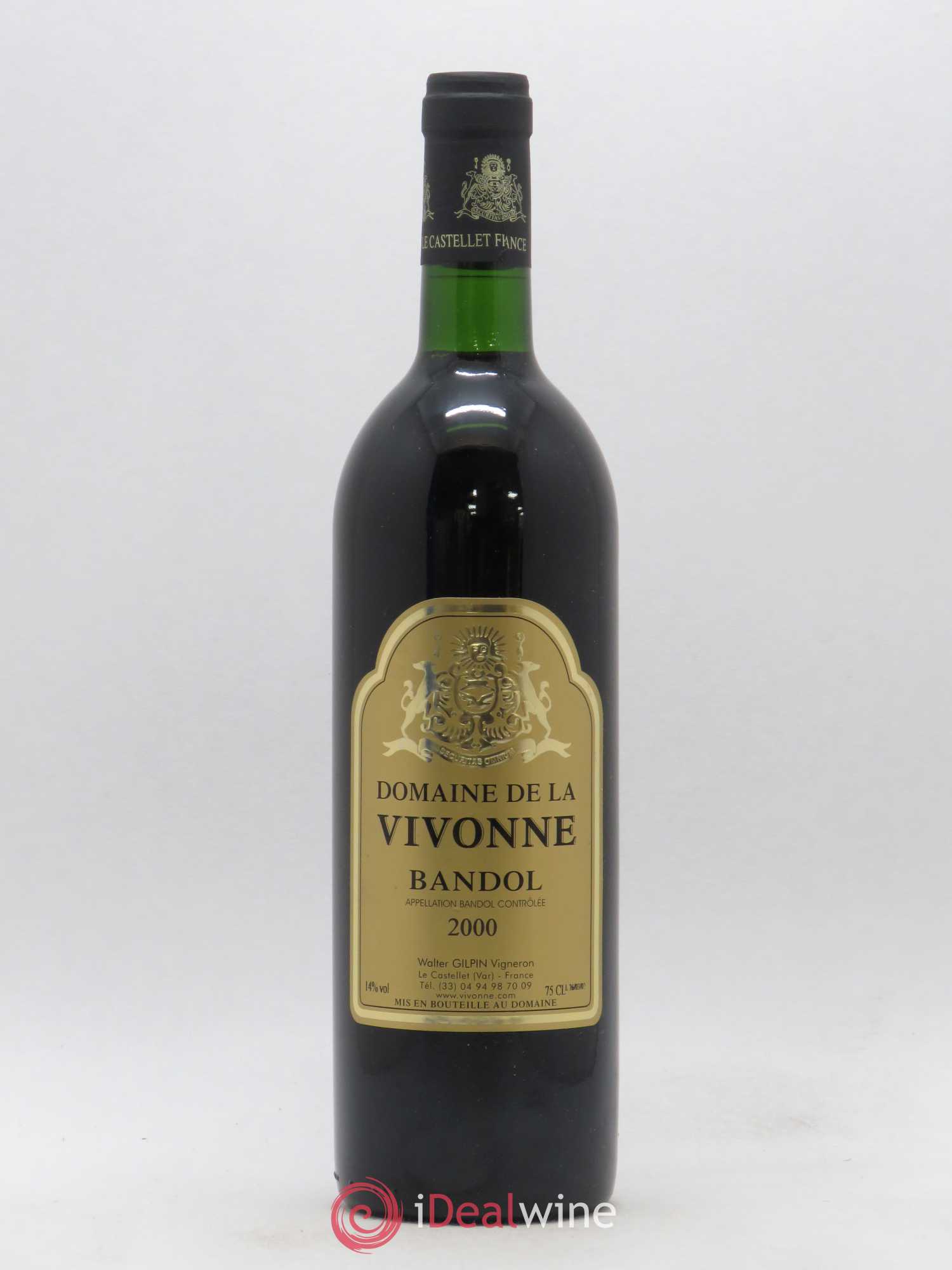 Bandol La Vivonne 2000 - Posten von 1 Flasche - 0