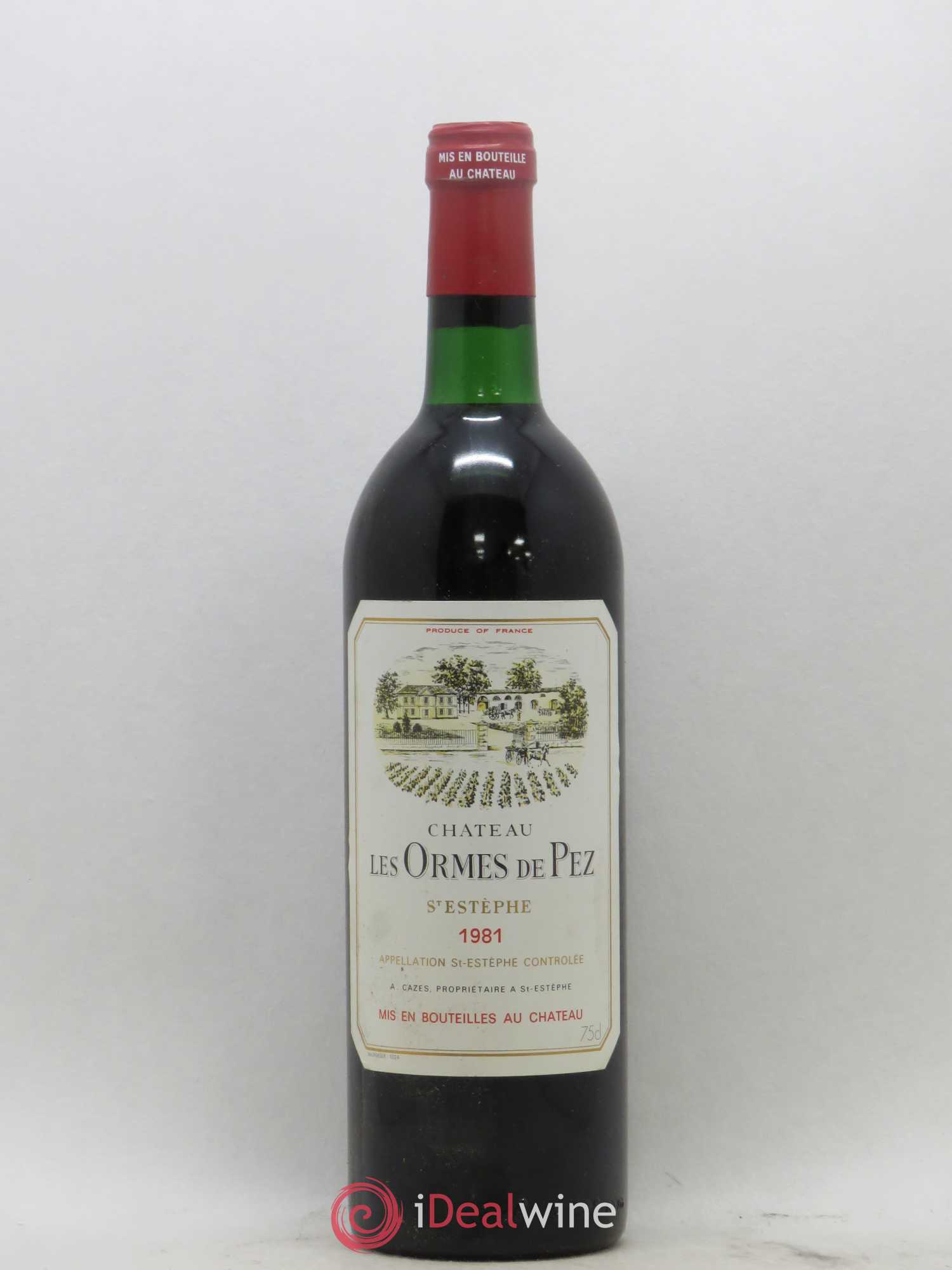 Château les Ormes de Pez 1981 - Lot de 1 bouteille - 0