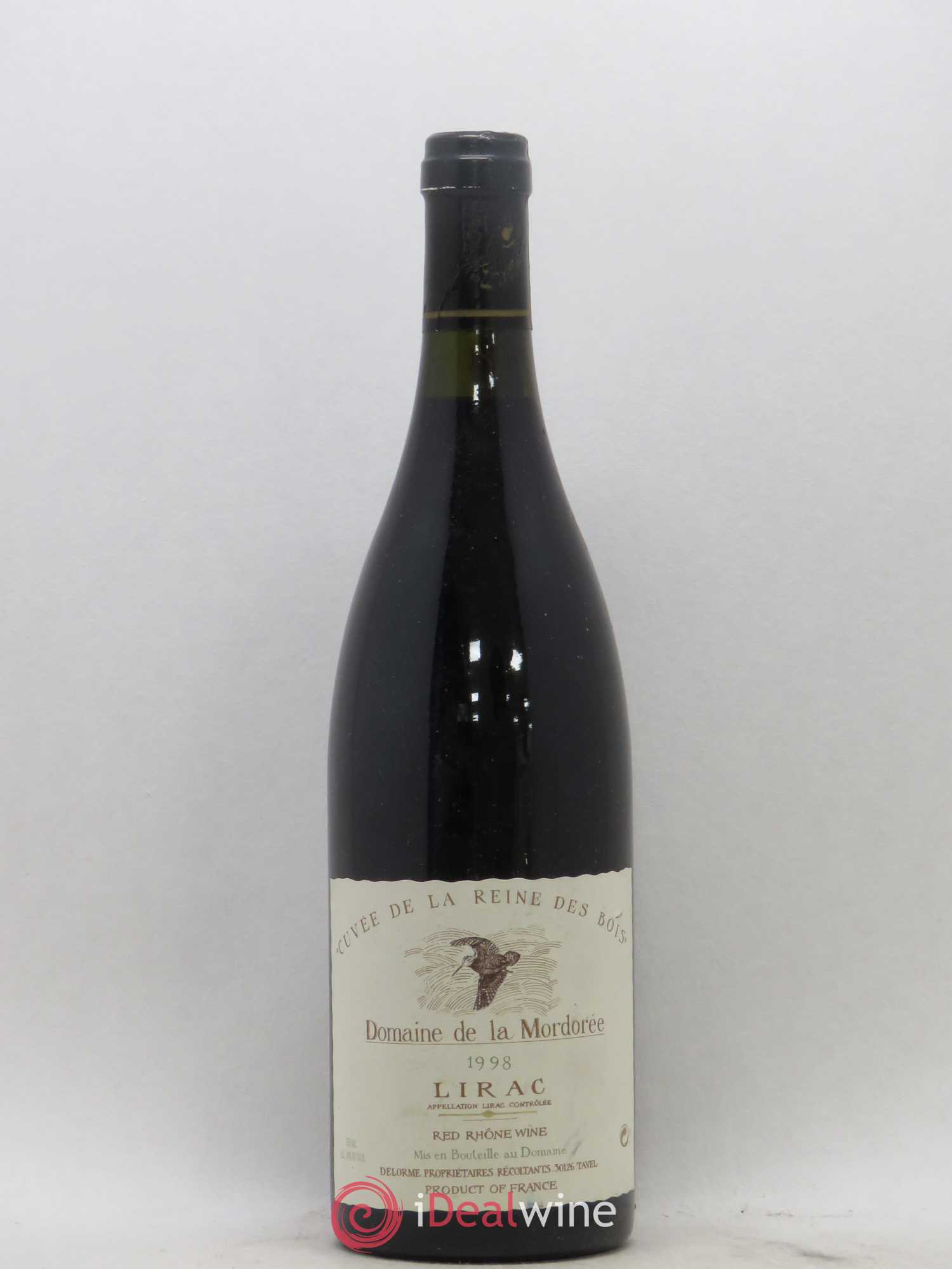 Lirac Cuvée Reine des Bois La Mordorée (Domaine de) 1998 - Lot de 1 bouteille - 0