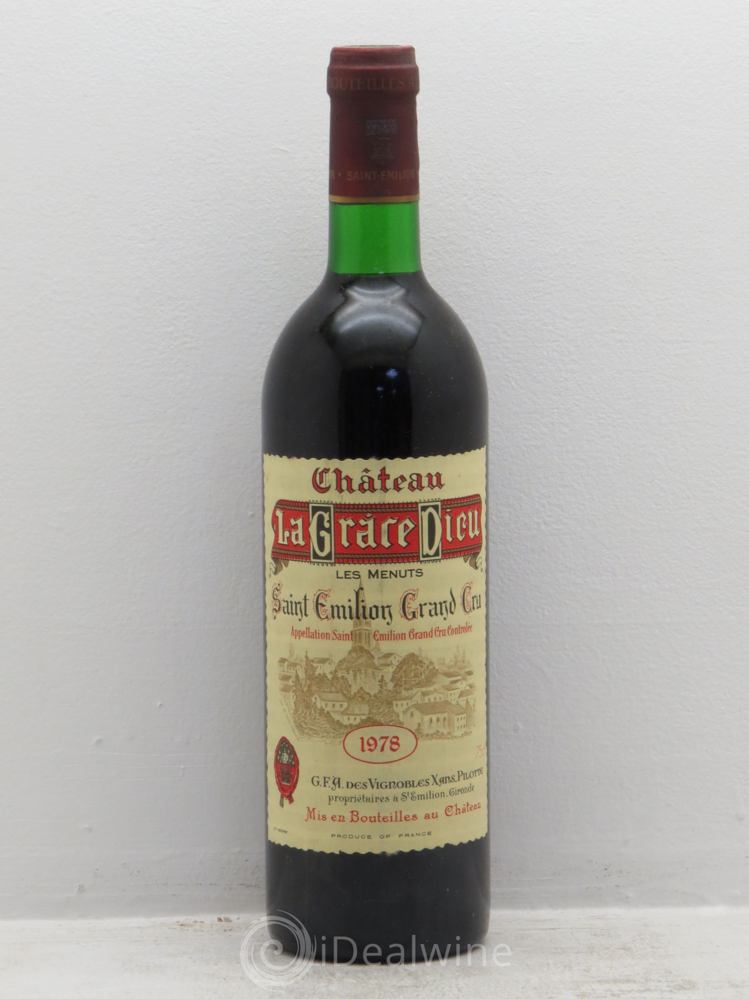 Château la Grâce Dieu 1978 - Lot de 1 bouteille - 0