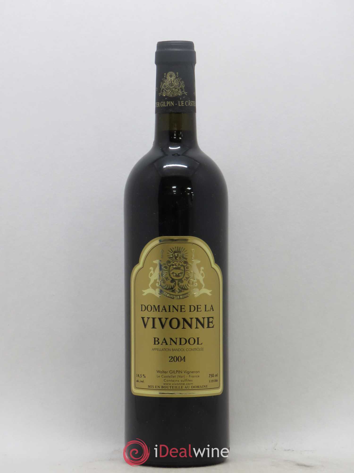 Bandol Domaine de la Vivonne Walter Gilpin 2004 - Posten von 1 Flasche - 0
