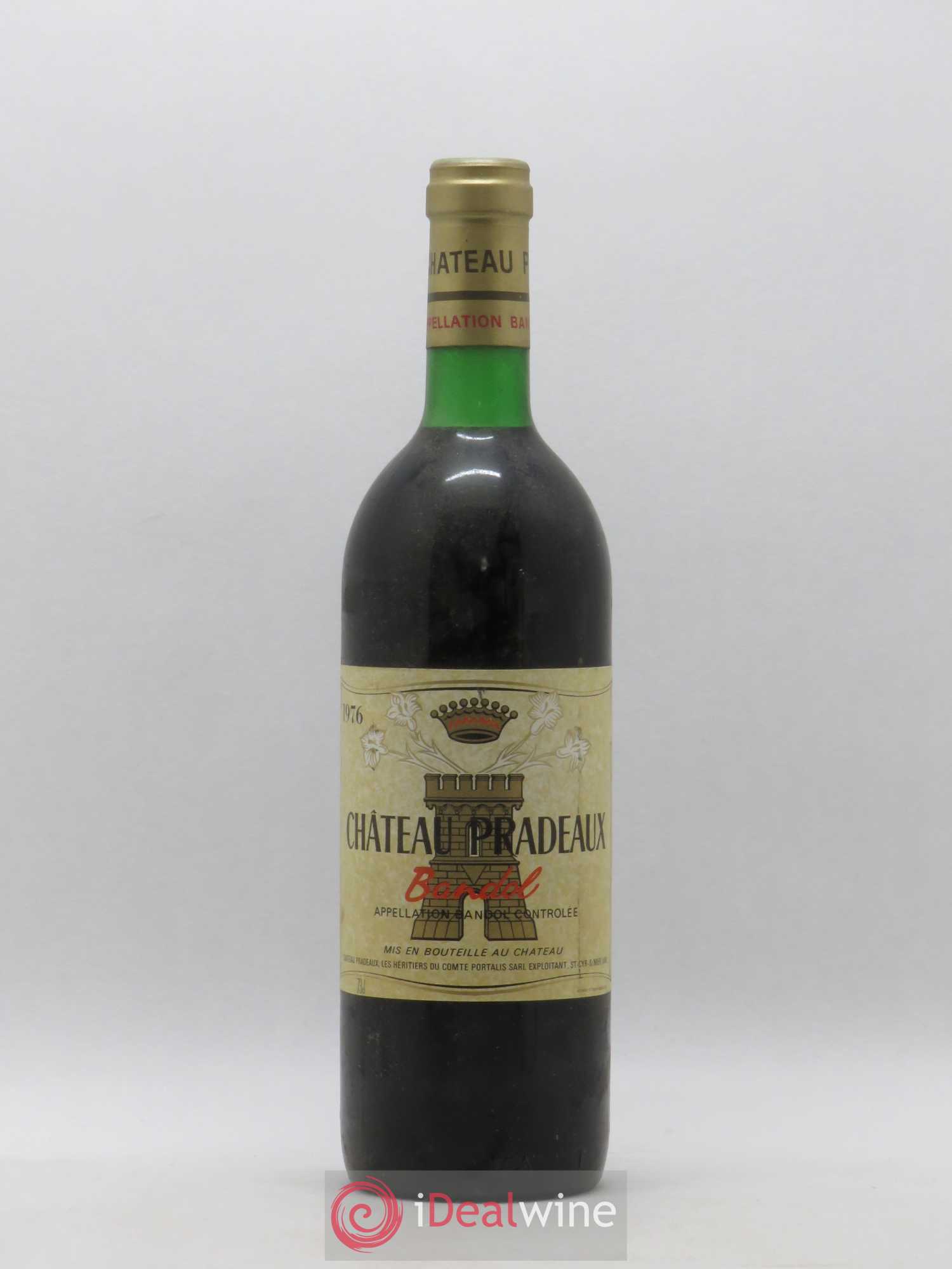 Bandol Château Pradeaux Famille Portalis 1976 - Lot de 1 bouteille - 0