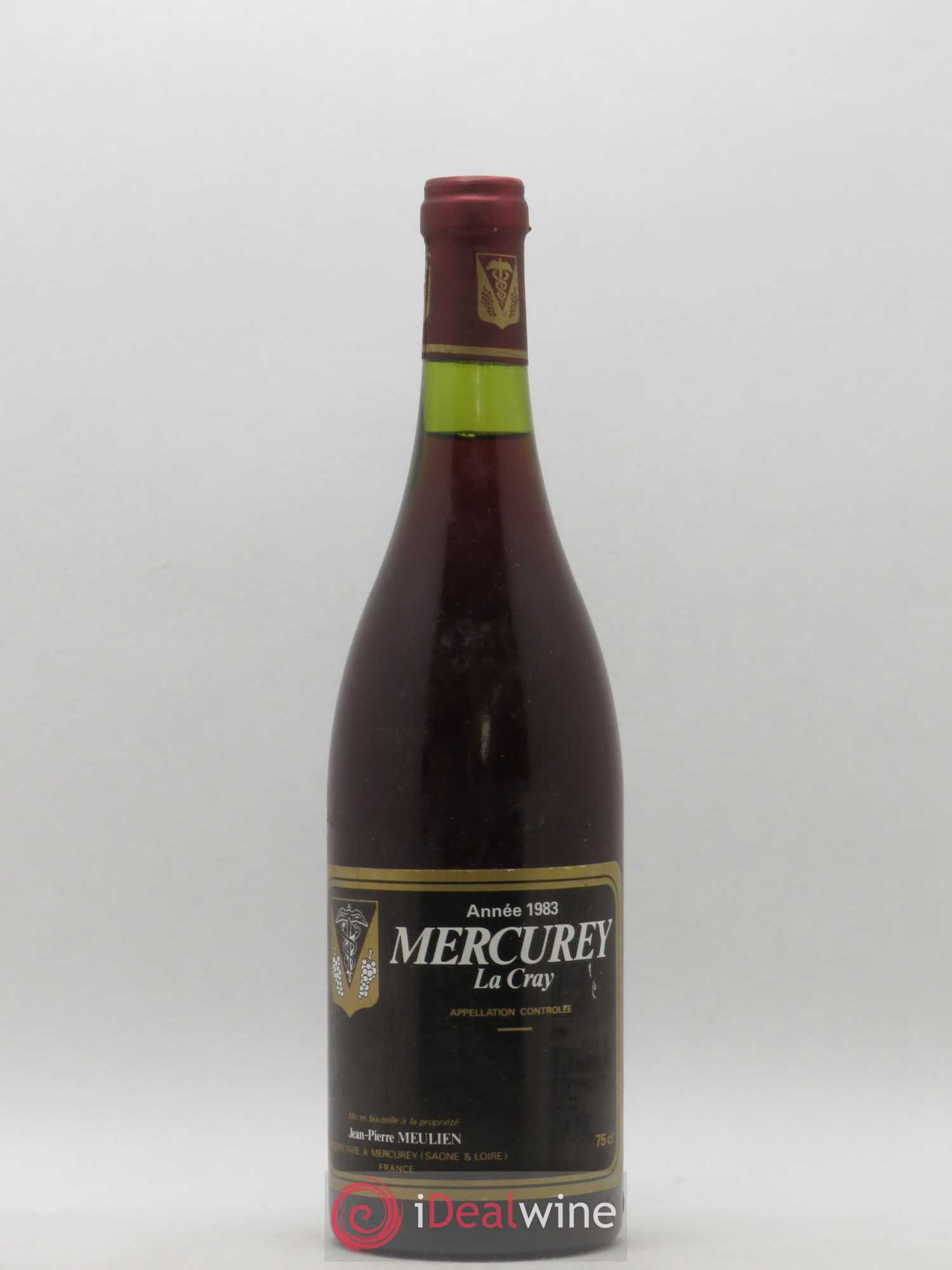 Mercurey La Cray Jean Pierre Meulien 1983 - Posten von 1 Flasche - 0