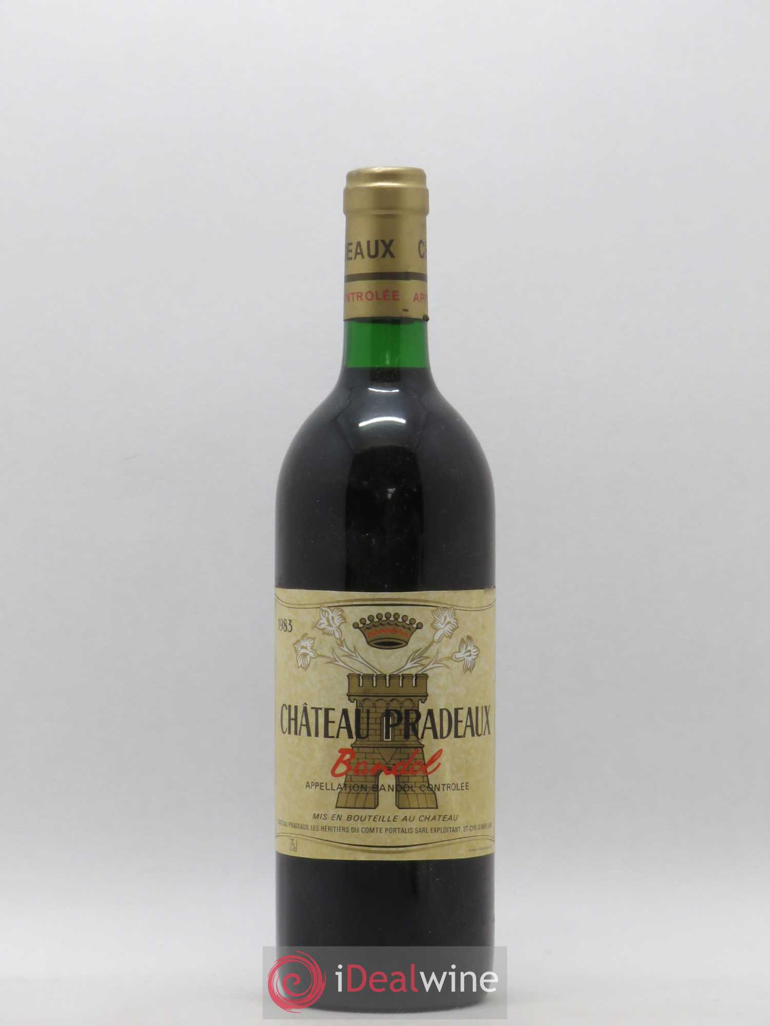 Bandol Château Pradeaux Famille Portalis 1983 - Lot de 1 bouteille - 0