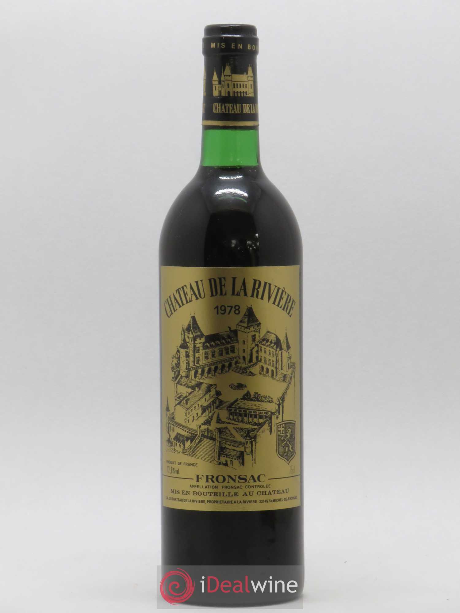 Château de La Rivière 1978 - Posten von 1 Flasche - 0