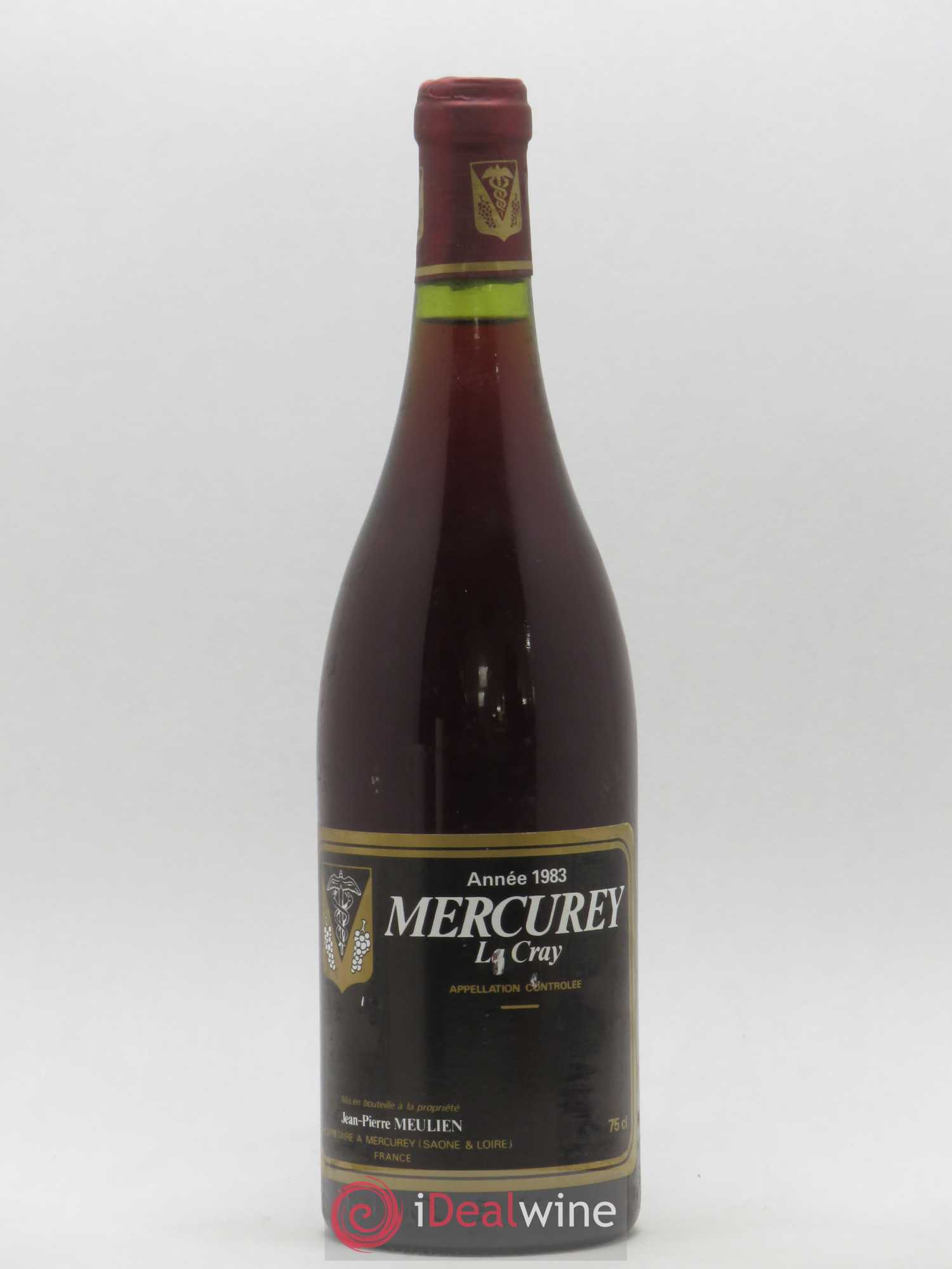 Mercurey La Cray Jean Pierre Meulien 1983 - Posten von 1 Flasche - 0