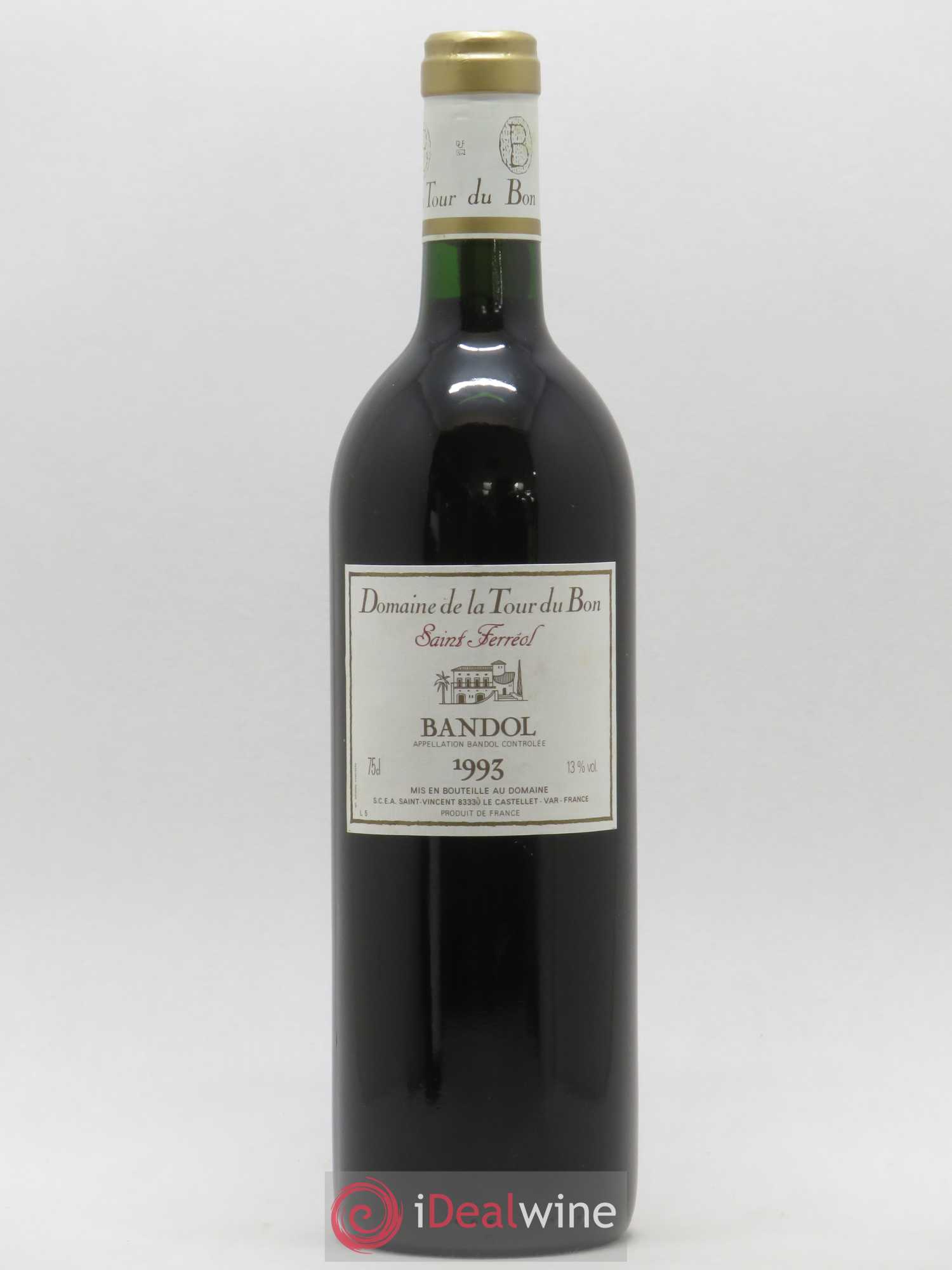 Bandol La Tour du Bon Saint Ferréol Agnès Henry 1993 - Lot de 1 bouteille - 0