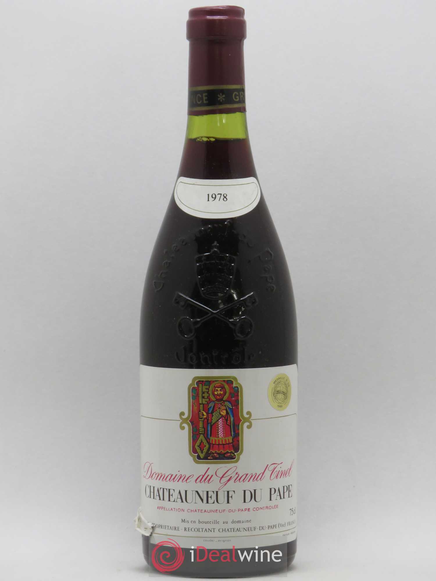 Châteauneuf-du-Pape Domaine du Grand Tinel 1978 - Lot de 1 bouteille - 0
