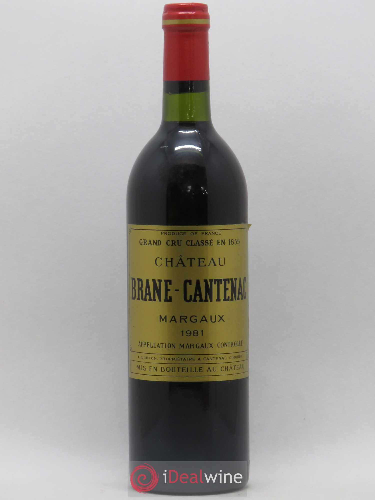 Château Brane Cantenac 2ème Grand Cru Classé 1981 - Lotto di 1 bottiglia - 0
