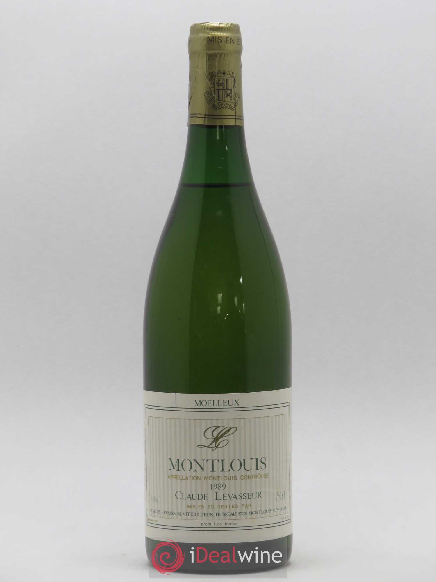 Montlouis-sur-Loire Moelleux Domaine Levasseur 1989 - Lotto di 1 bottiglia - 0