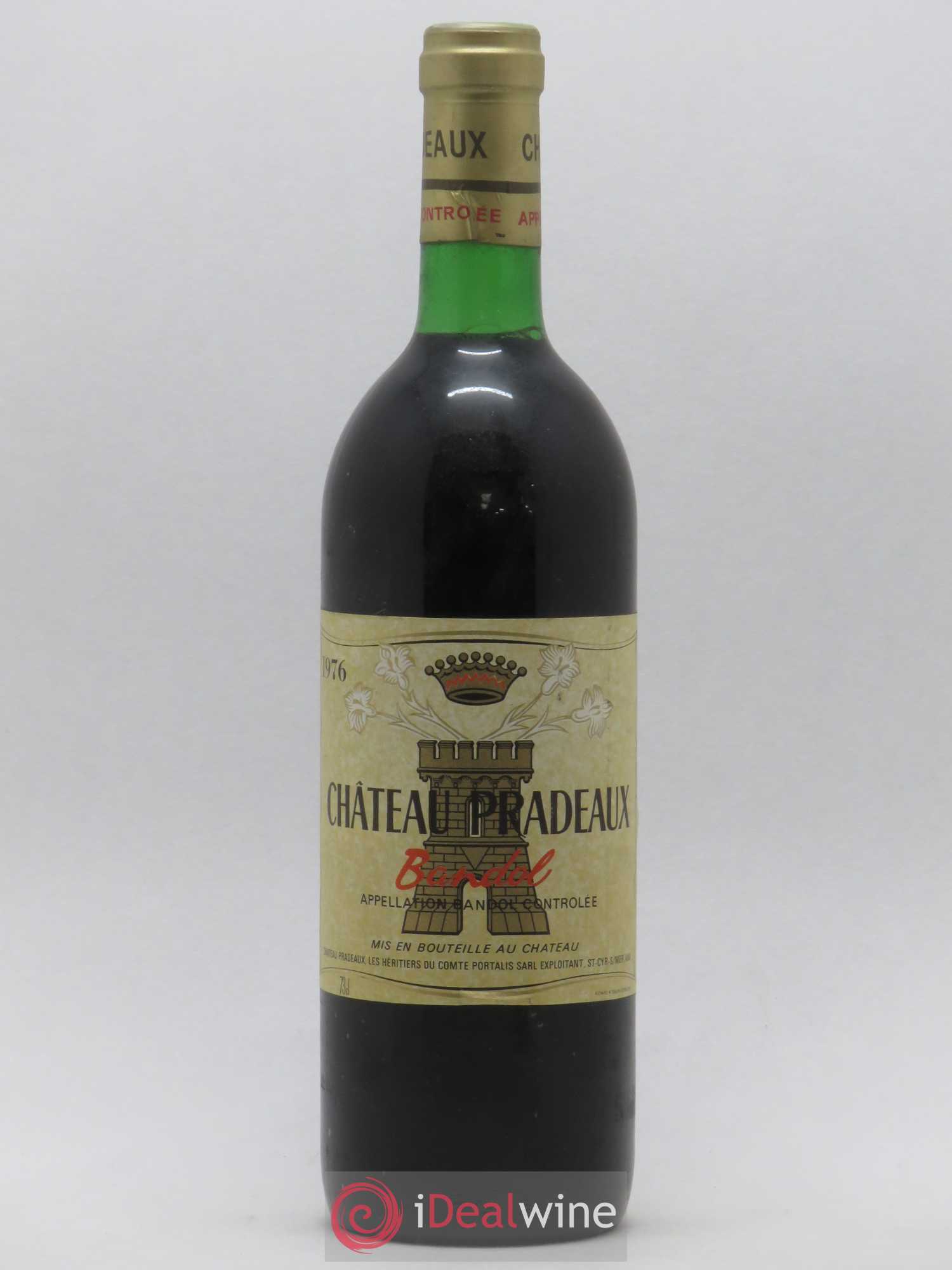 Bandol Château Pradeaux Famille Portalis 1976 - Lot de 1 bouteille - 0