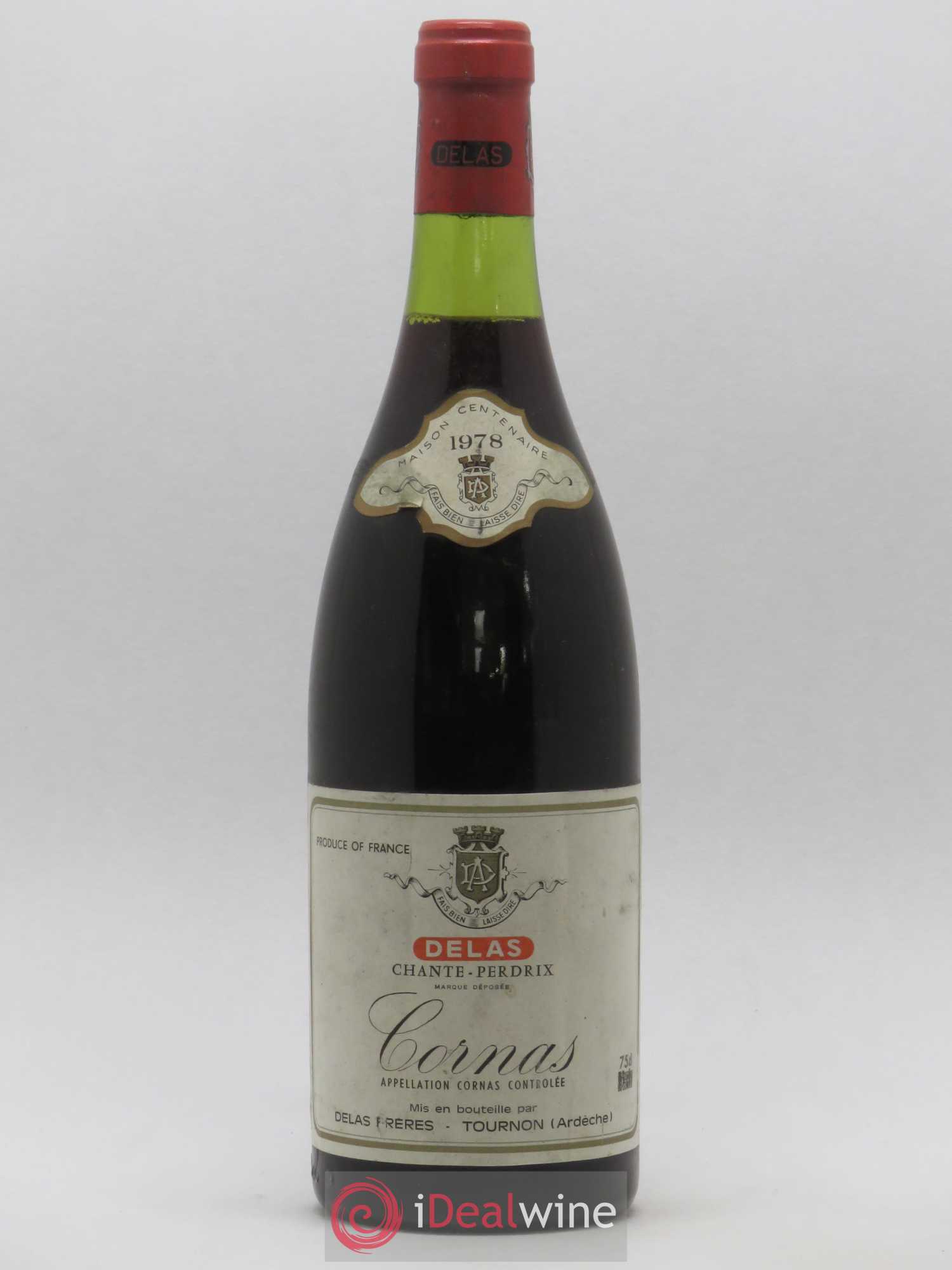 Cornas Chante-Perdrix Delas Frères 1978 - Lot de 1 bouteille - 0