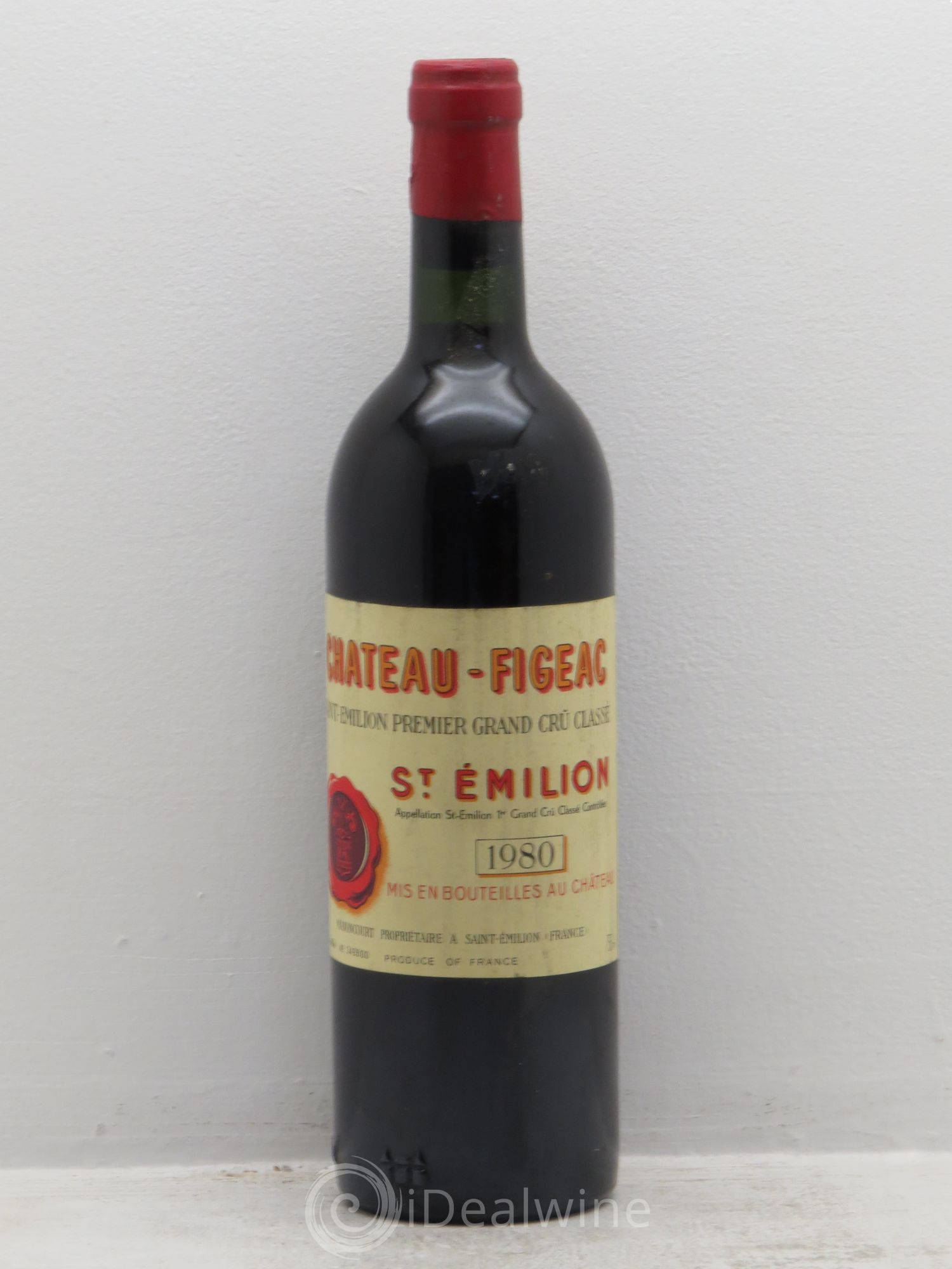 Château Figeac 1er Grand Cru Classé A 1980 - Lot de 1 bouteille - 0