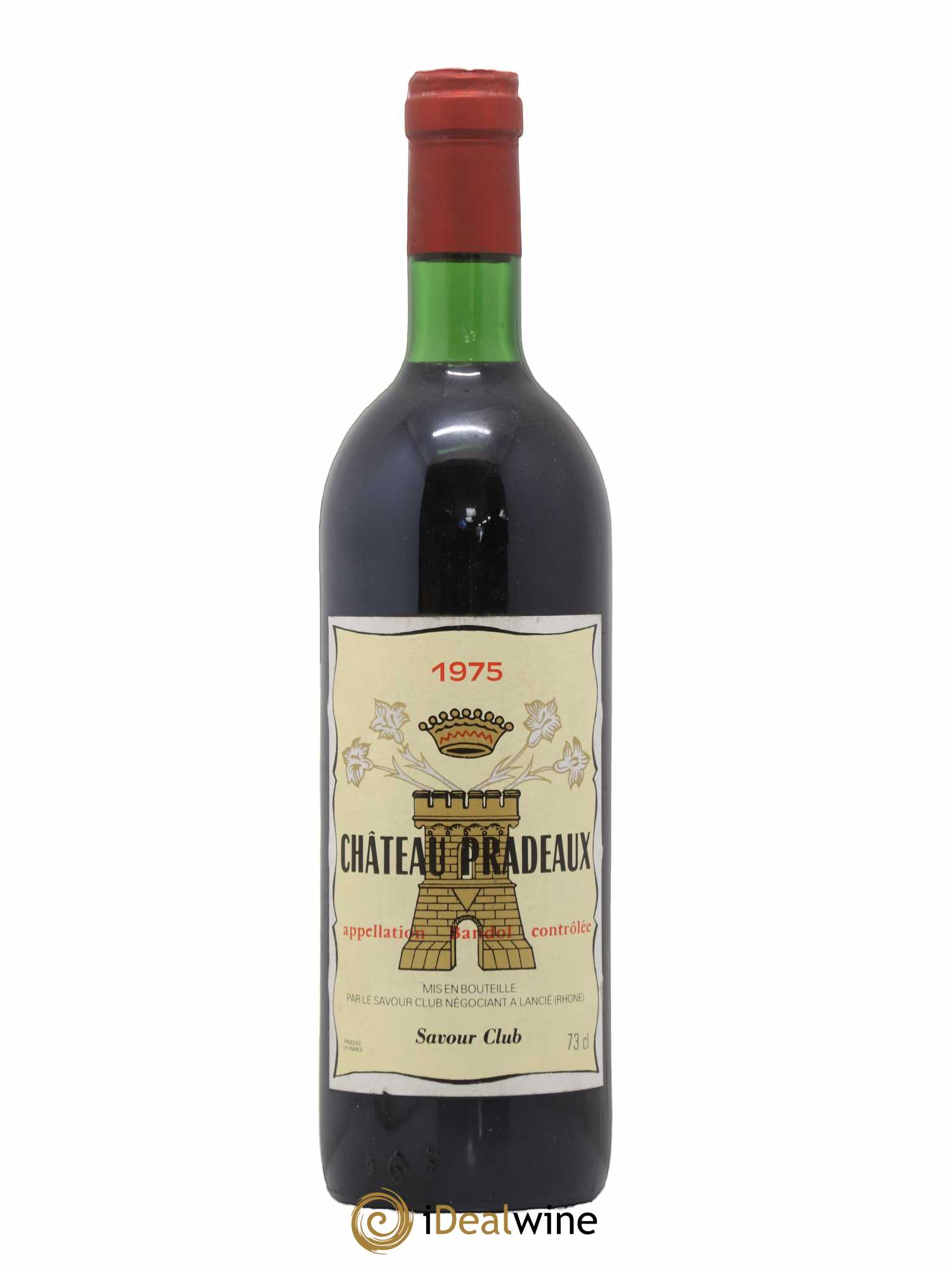 Bandol Château Pradeaux Famille Portalis 1975 - Lot de 1 bouteille - 0