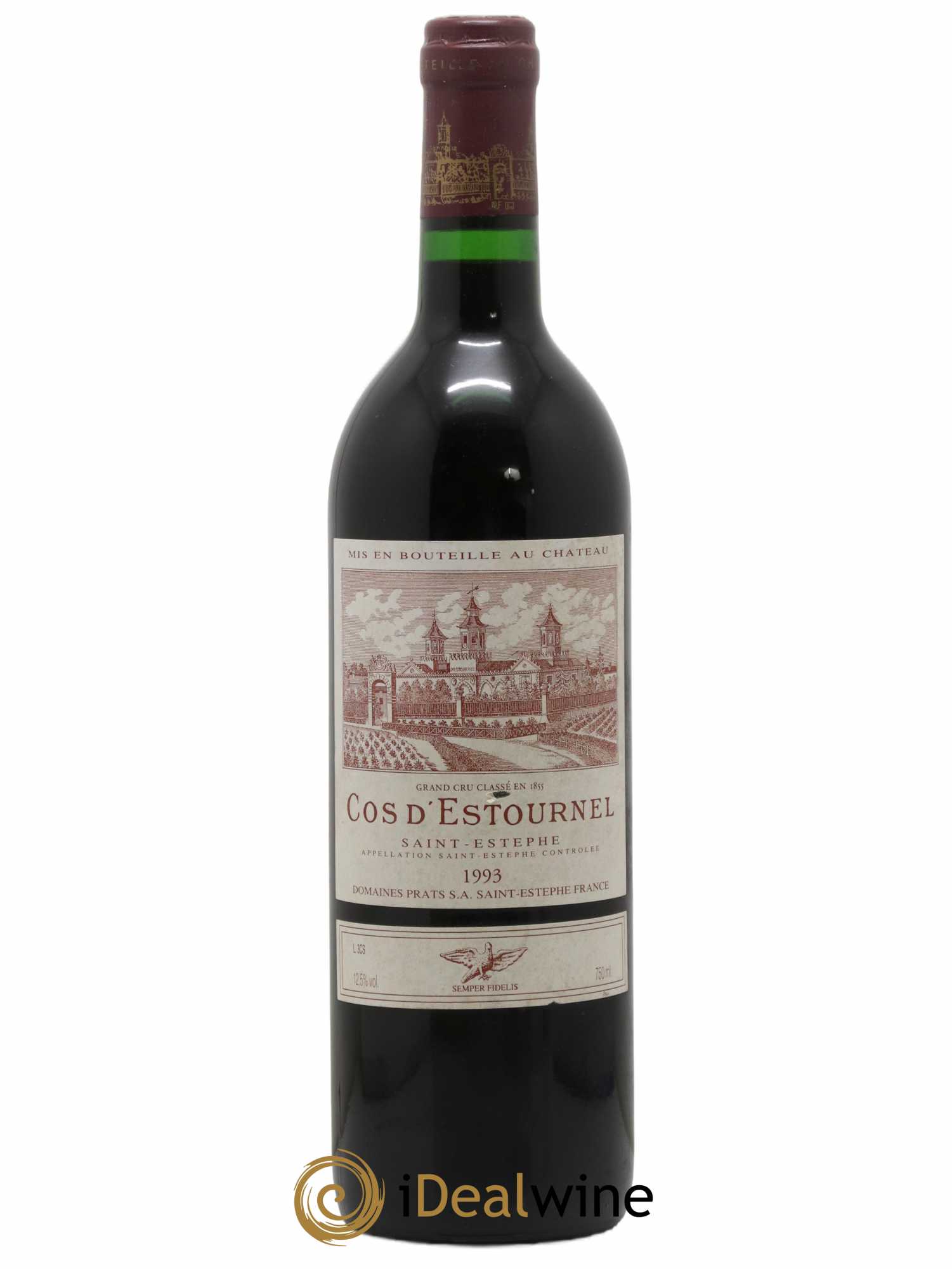 Cos d'Estournel 2ème Grand Cru Classé 1993 - Lot de 1 bouteille - 0