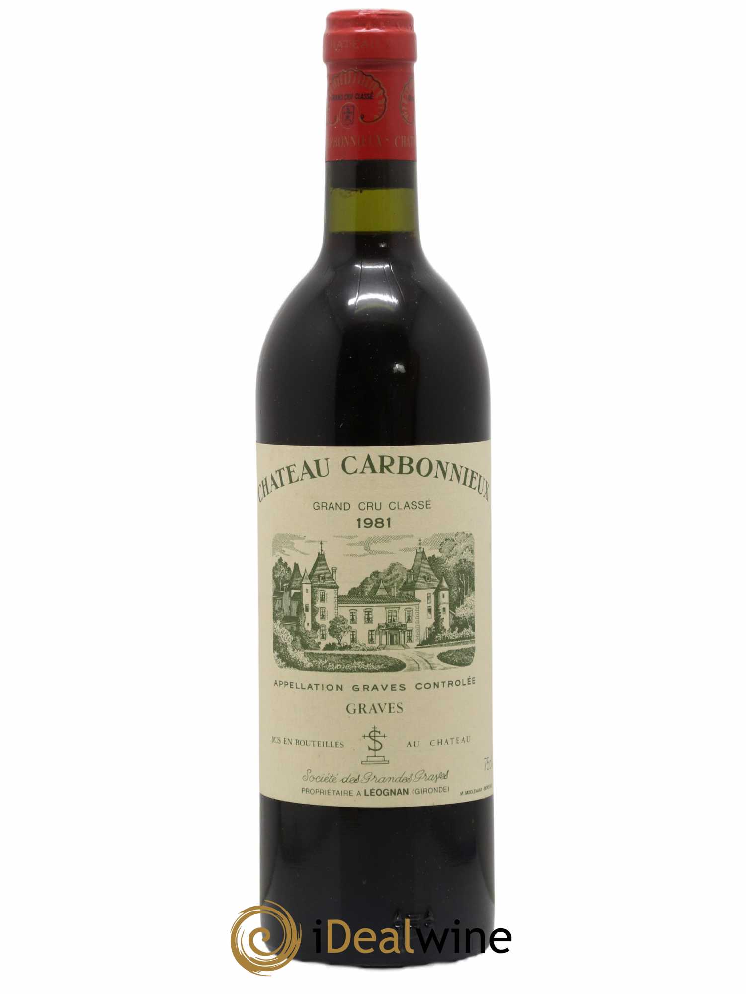 Château Carbonnieux Cru Classé de Graves 1981 - Lot de 1 bouteille - 0