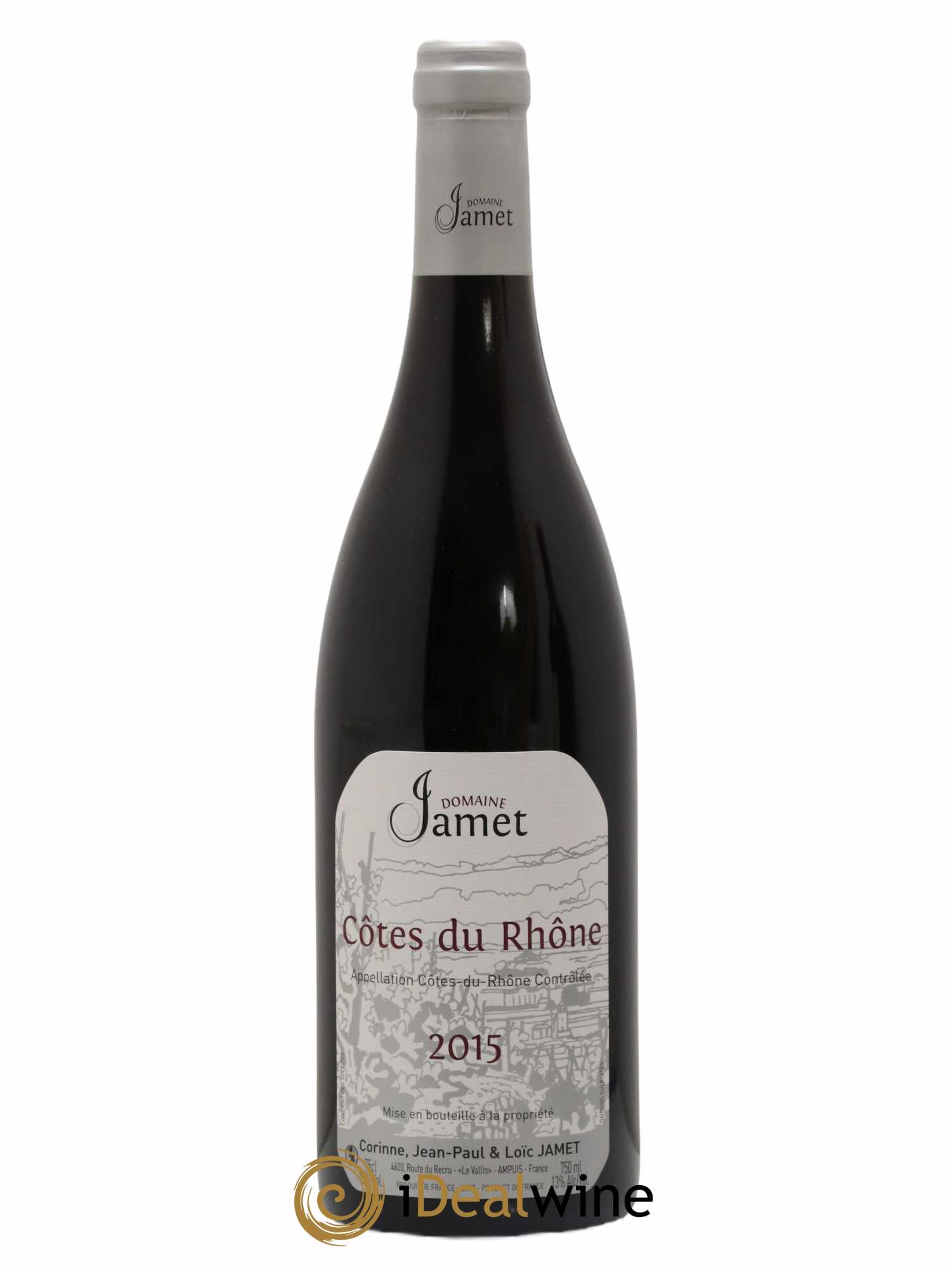 Côtes-du-Rhône Jamet (Domaine) 2015 - Lot de 1 bouteille - 0
