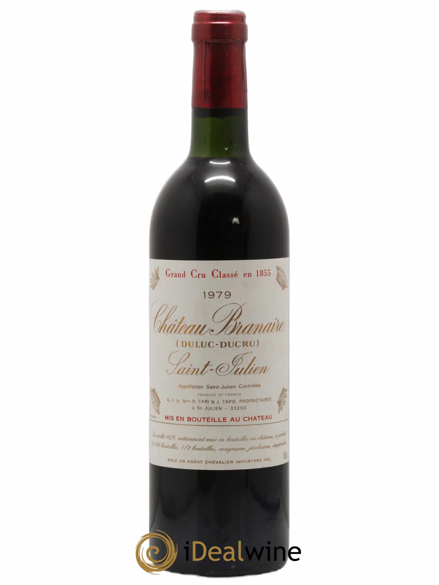Château Branaire Ducru 4ème Grand Cru Classé 1979 - Lot de 1 bouteille - 0