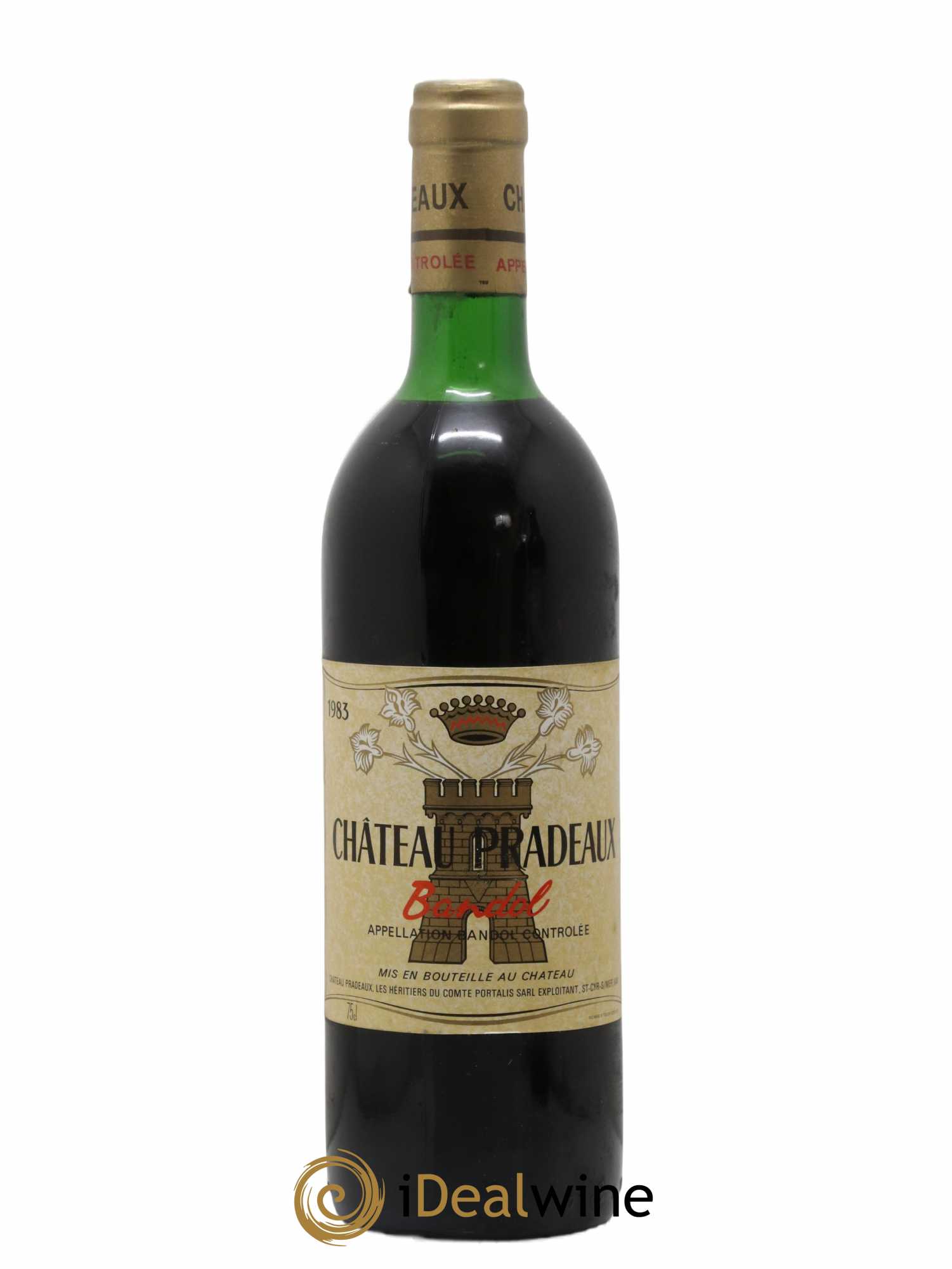 Bandol Château Pradeaux Famille Portalis 1983 - Lot de 1 bouteille - 0