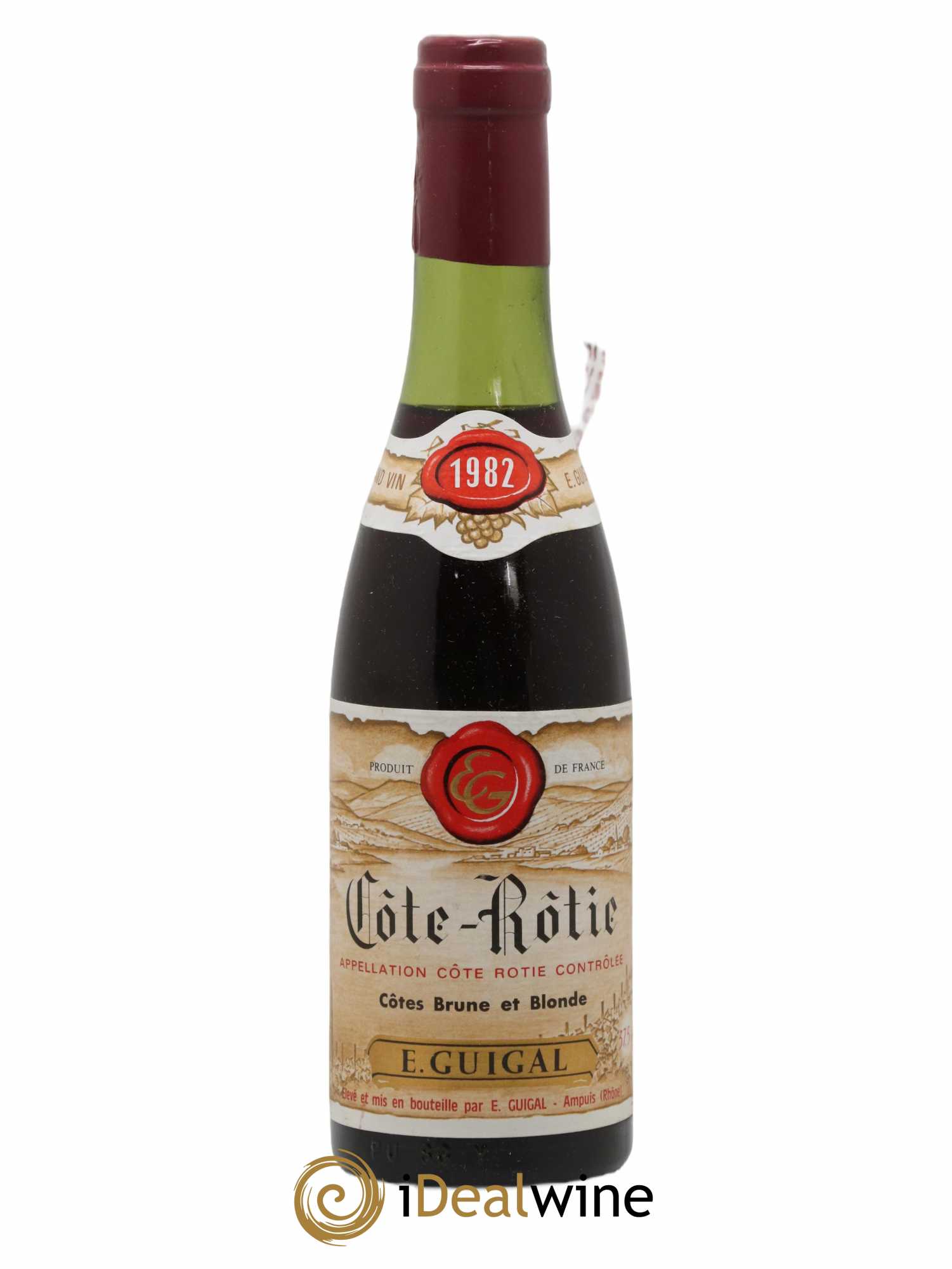 Côte-Rôtie Côtes Brune et Blonde Guigal 1982 - Lot de 1 demi bouteille - 0