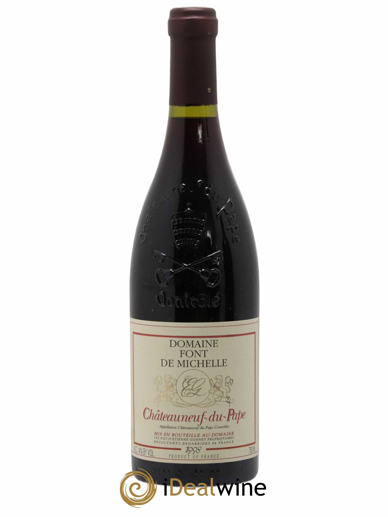 Châteauneuf-du-Pape Domaine Font de Michelle Famille Gonnet 1998 - Lot de 1 bouteille - 0