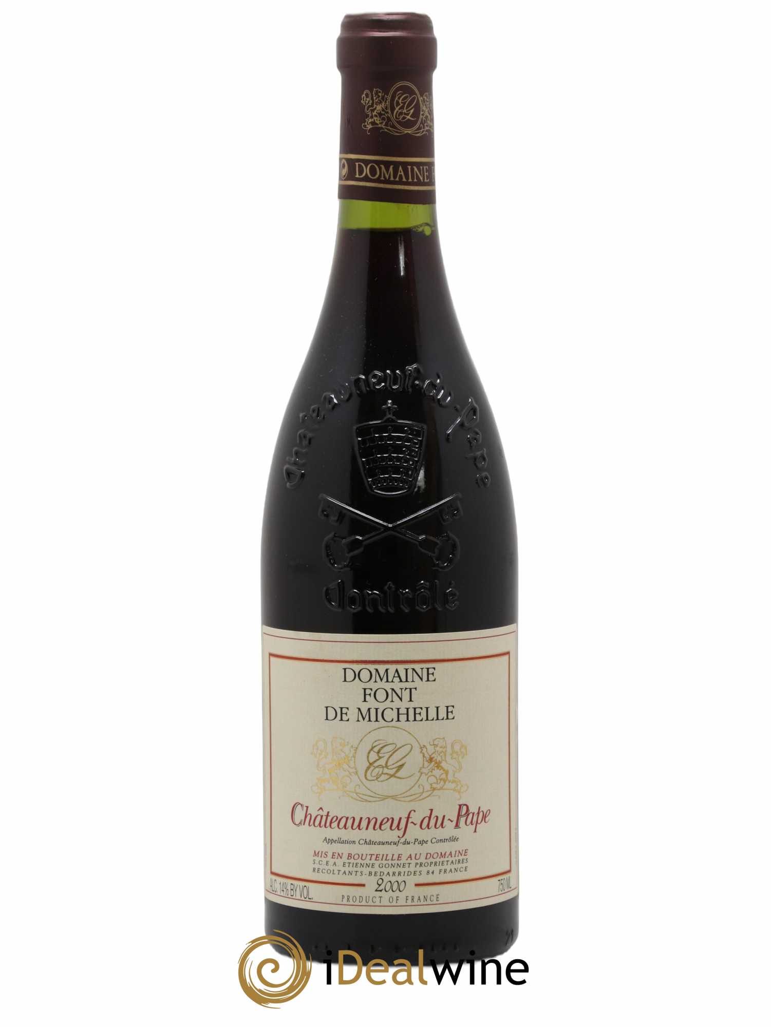 Châteauneuf-du-Pape Domaine Font de Michelle Famille Gonnet 2000 - Lot de 1 bouteille - 0