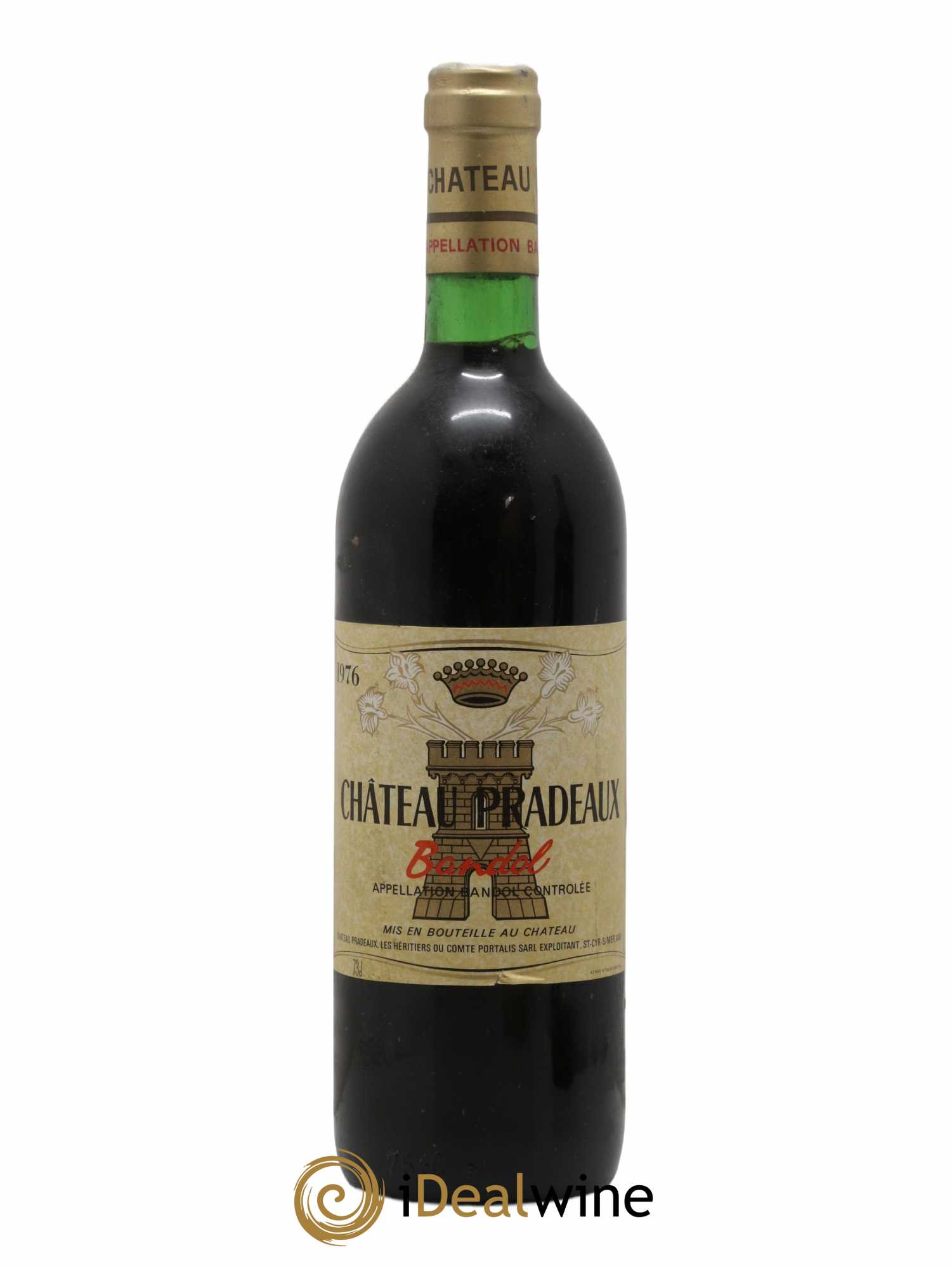 Bandol Château Pradeaux Famille Portalis 1976 - Lot de 1 bouteille - 0