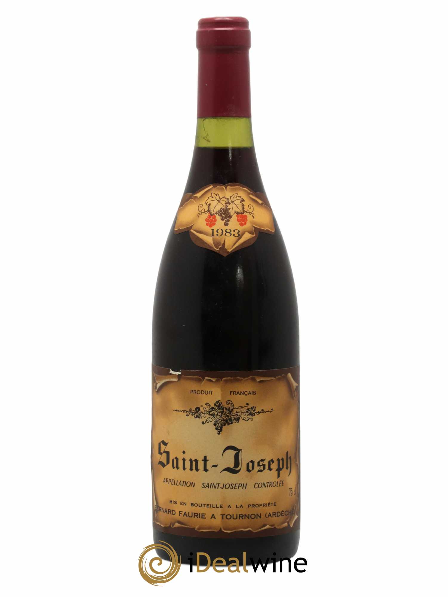 Saint-Joseph Bernard Faurie 1983 - Lot de 1 bouteille - 0