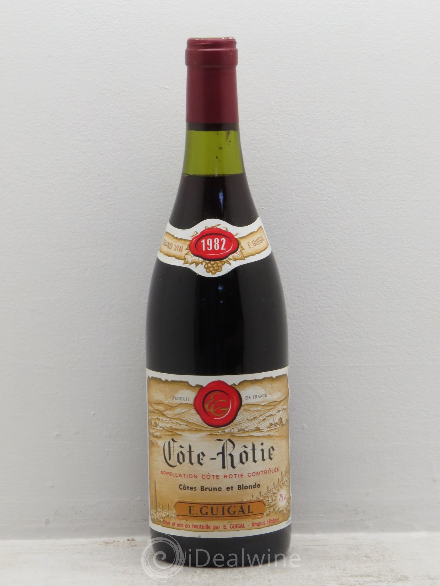 Côte-Rôtie Côtes Brune et Blonde Guigal 1982 - Lot de 1 bouteille - 0