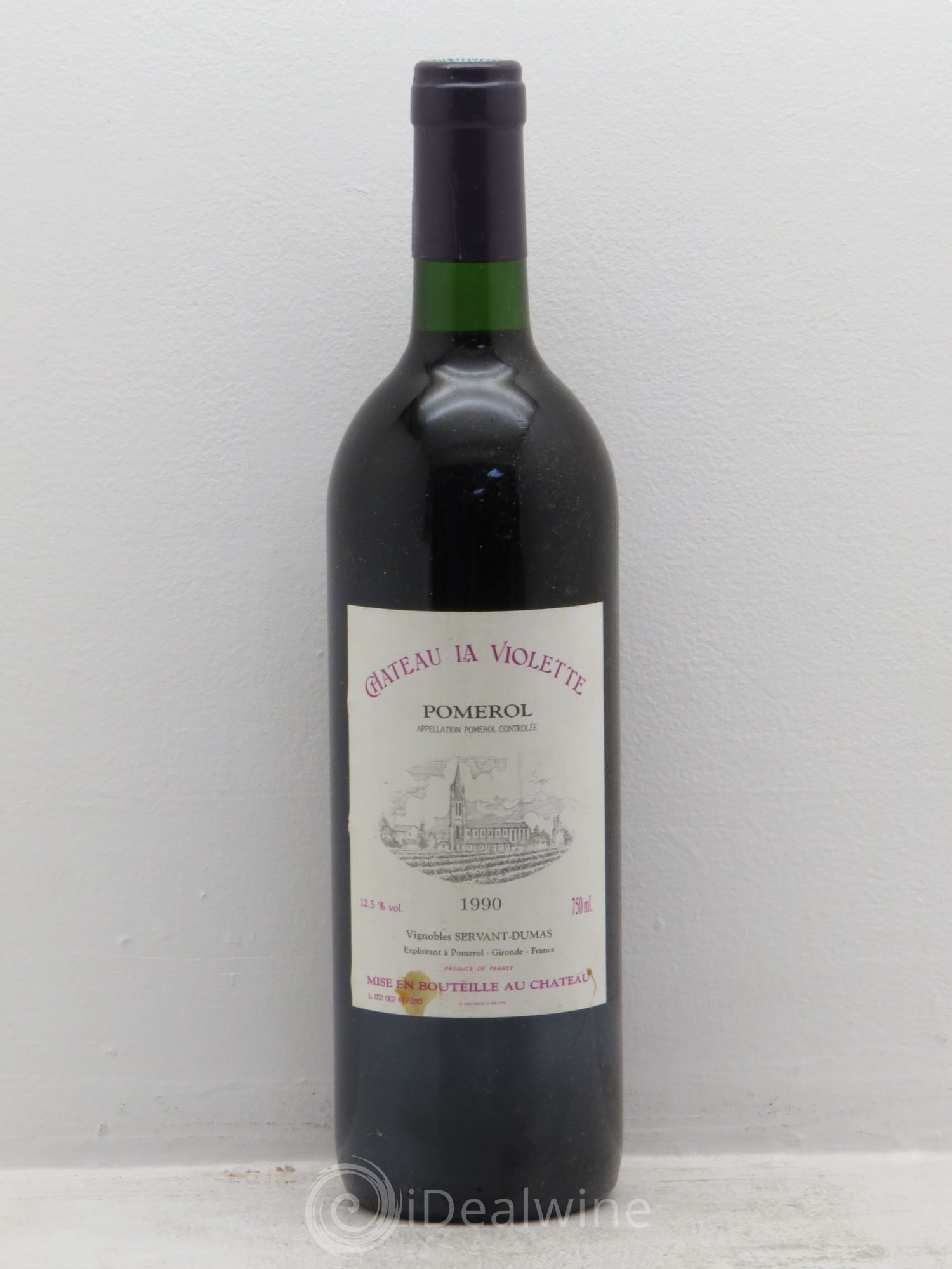 Château la Violette 1990 - Lot de 1 bouteille - 0