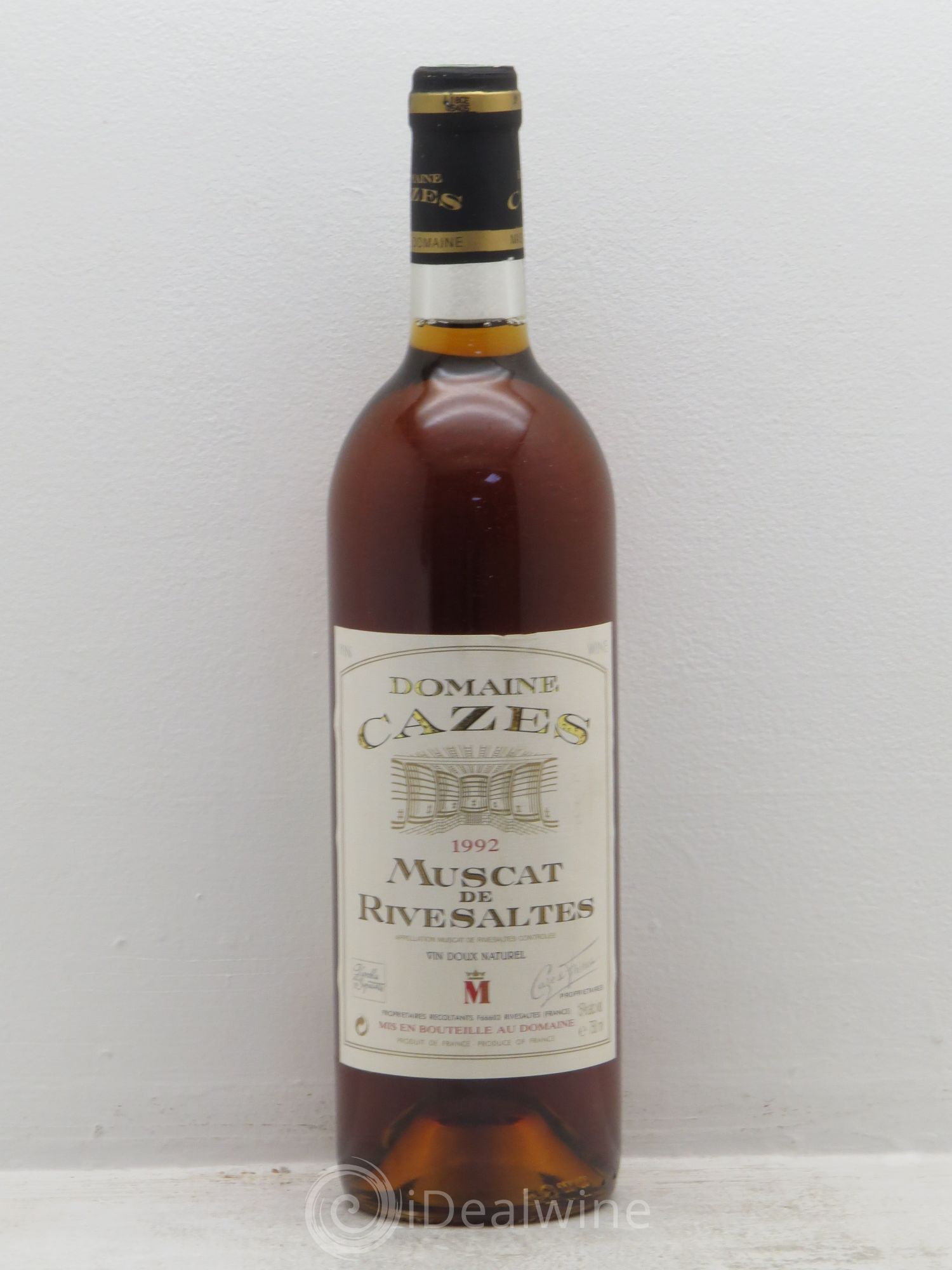 Muscat de Rivesaltes Domaine Cazes 1992 - Posten von 1 Flasche - 0