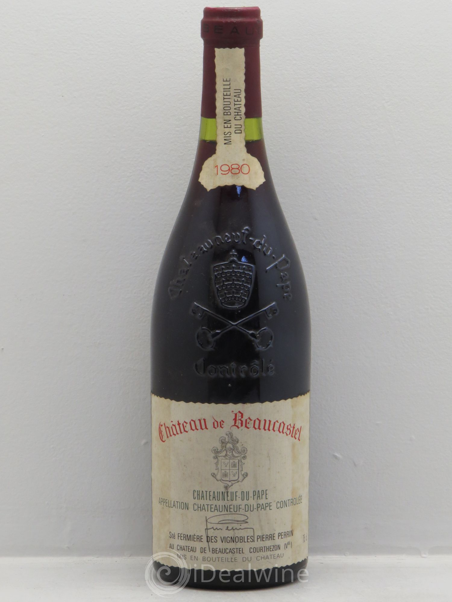 Châteauneuf-du-Pape Château de Beaucastel Famille Perrin 1980 - Lot de 1 bouteille - 0