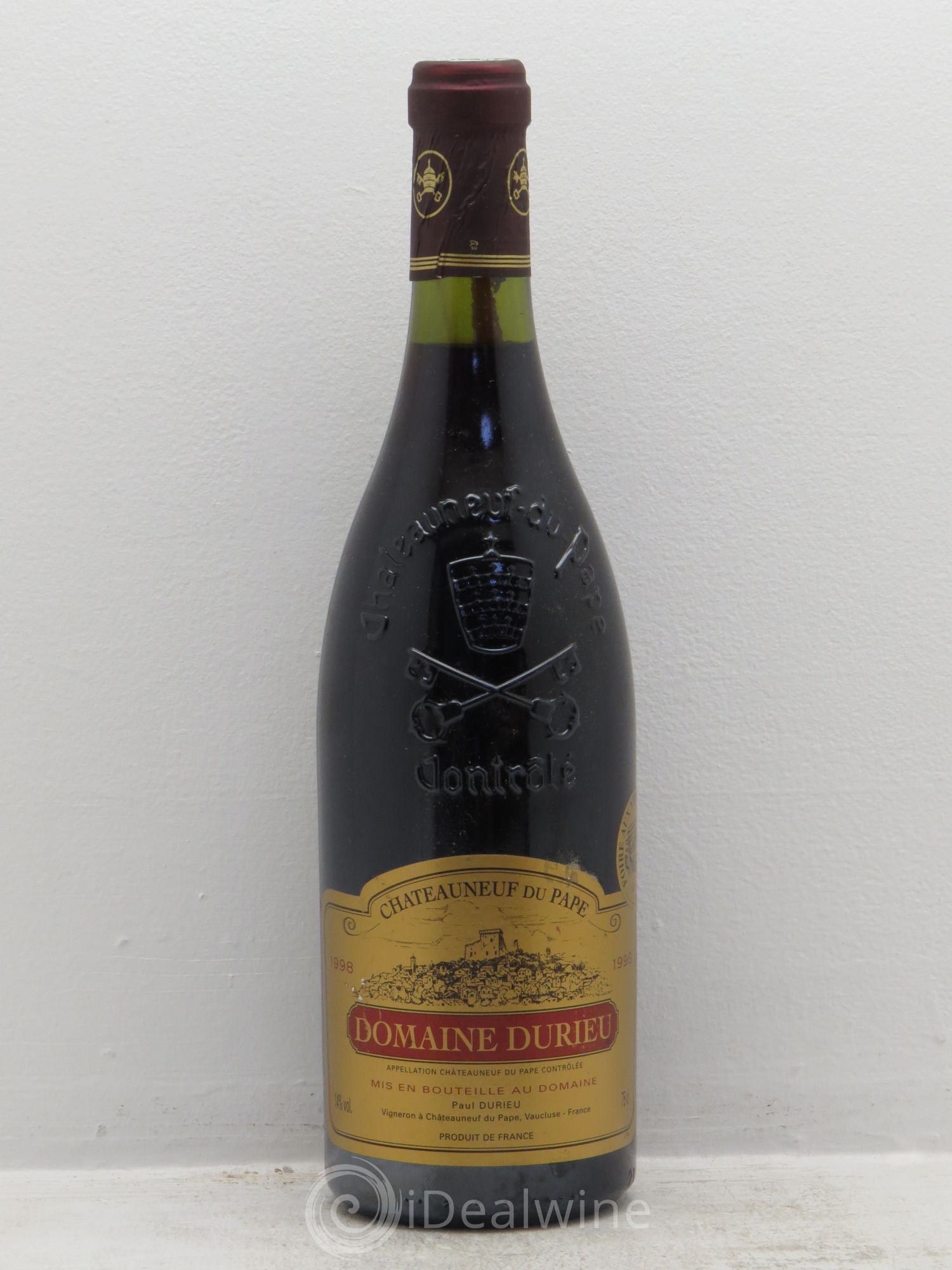 Châteauneuf-du-Pape Durieu 1998 - Lot de 1 bouteille - 0