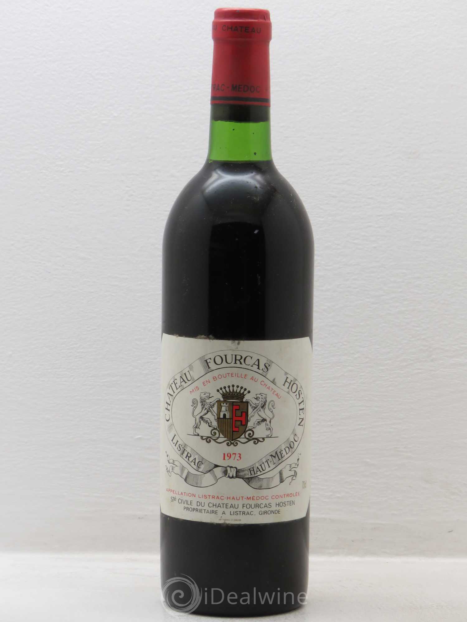 Château Fourcas Hosten Cru Bourgeois 1973 - Lot de 1 bouteille - 0