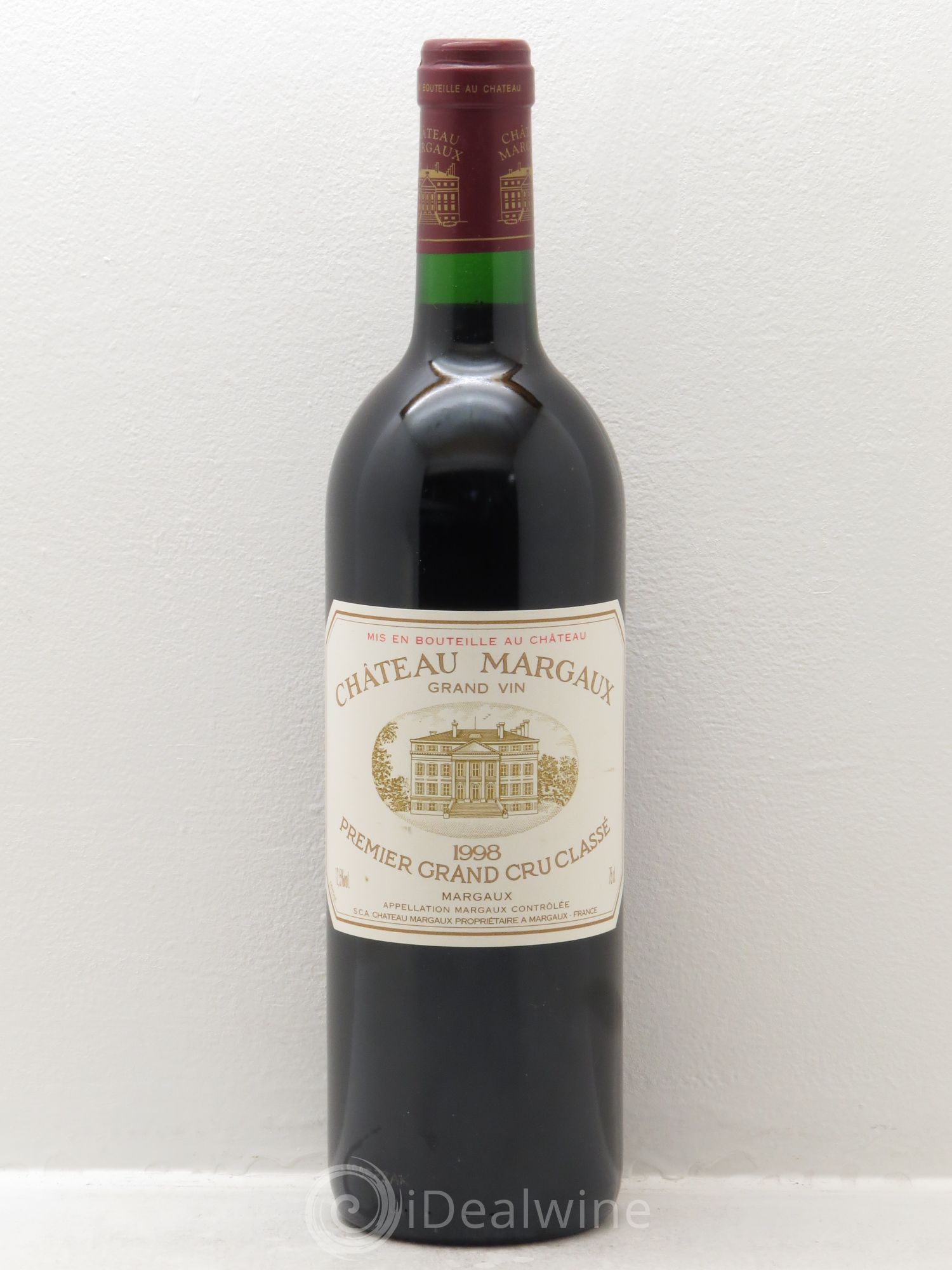 Château Margaux 1er Grand Cru Classé 1998 - Lot de 1 bouteille - 0