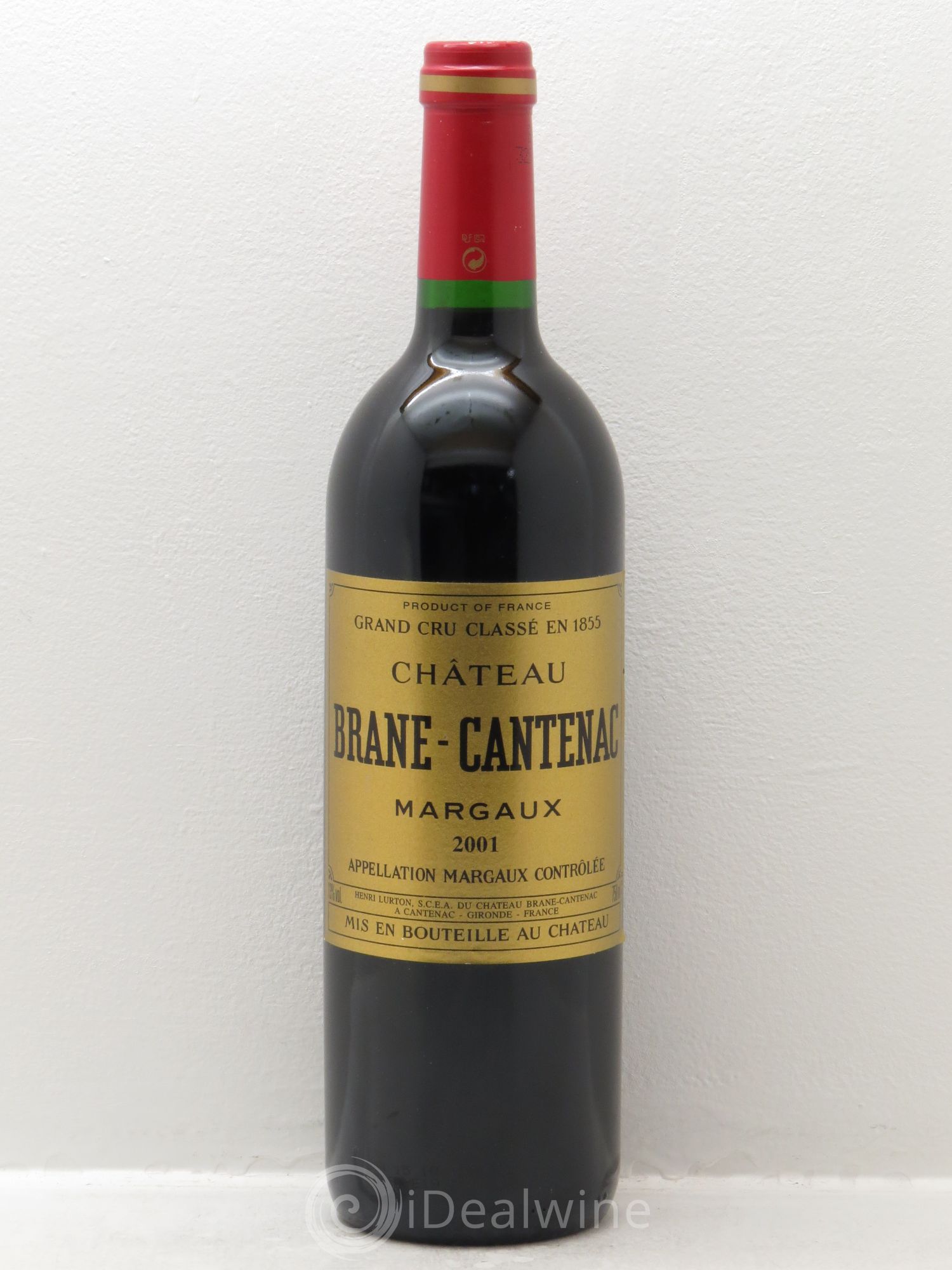 Château Brane Cantenac 2ème Grand Cru Classé 2001 - Lot de 1 bouteille - 0