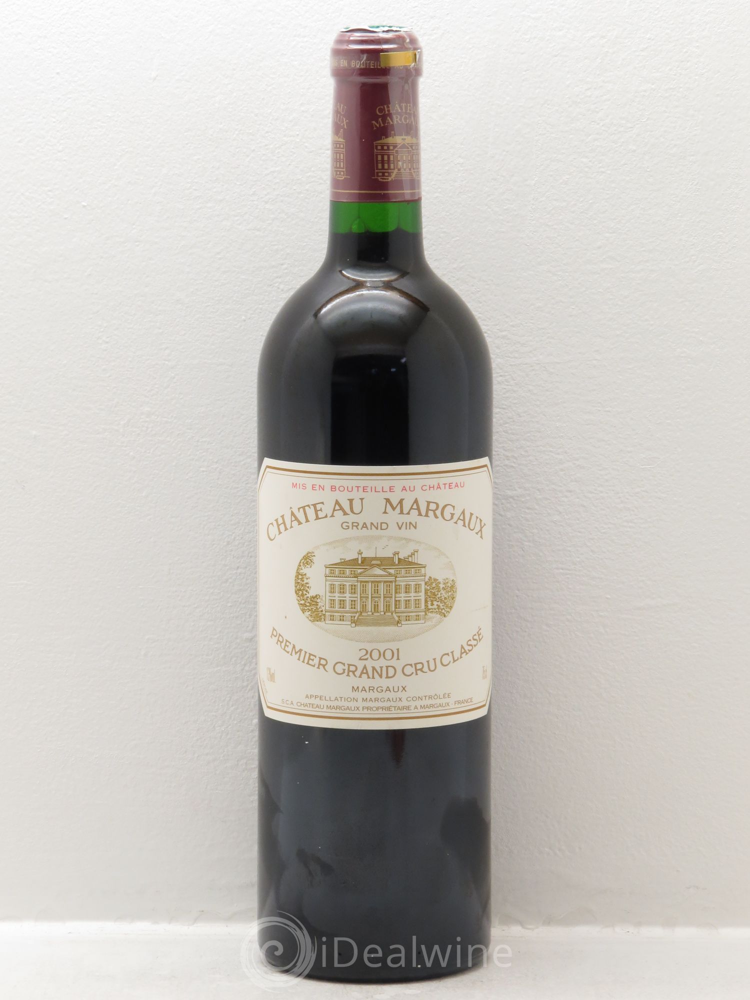 Château Margaux 1er Grand Cru Classé 2001 - Lot de 1 bouteille - 0