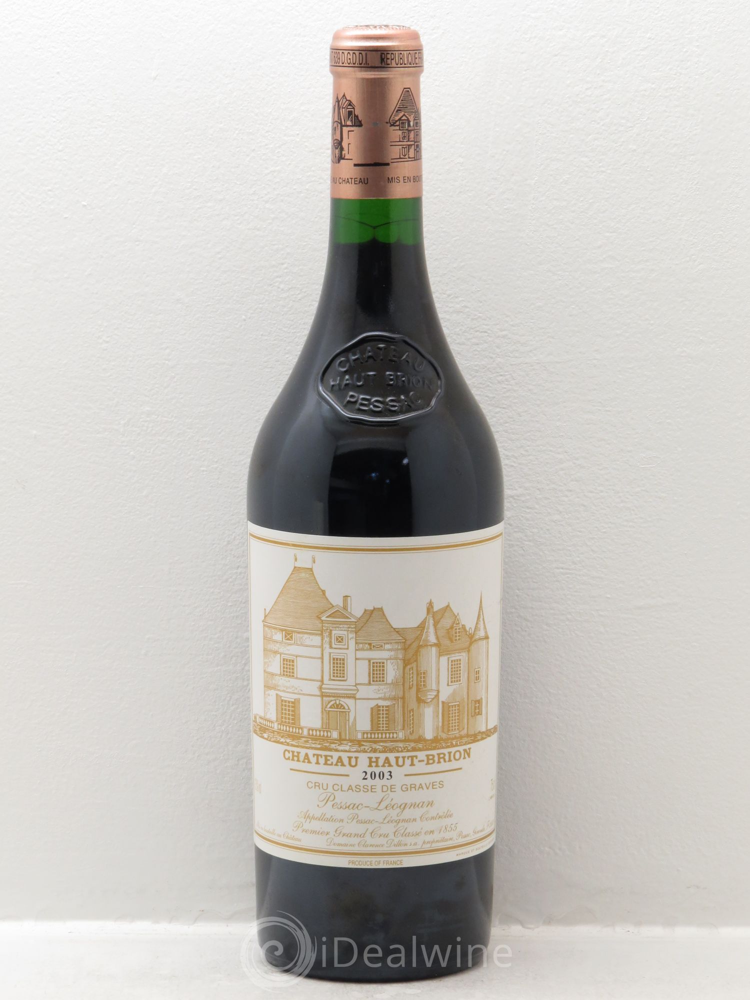 Château Haut Brion 1er Grand Cru Classé 2003 - Lot de 1 bouteille - 0