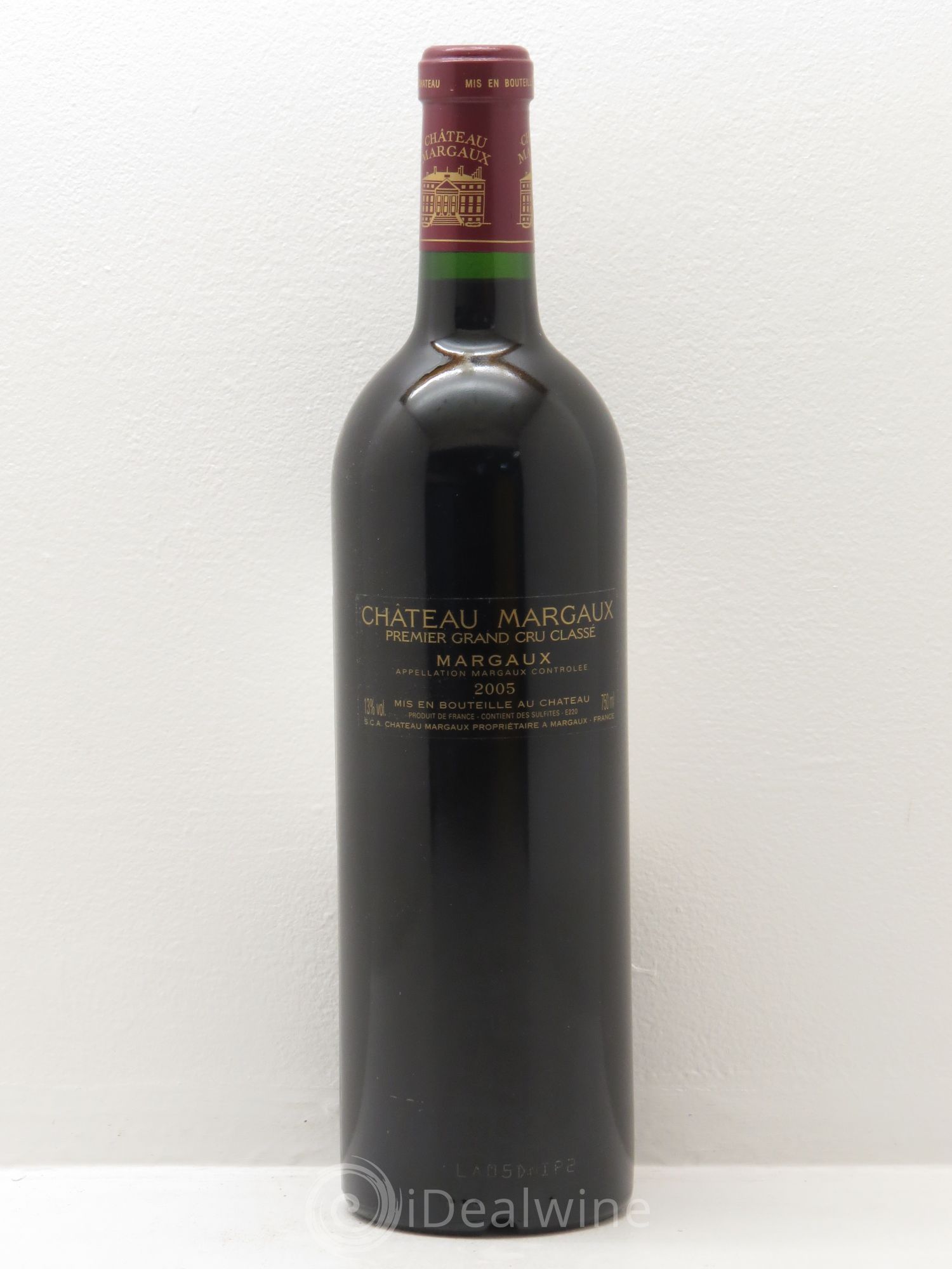Château Margaux 1er Grand Cru Classé 2005 - Lot de 1 bouteille - 1