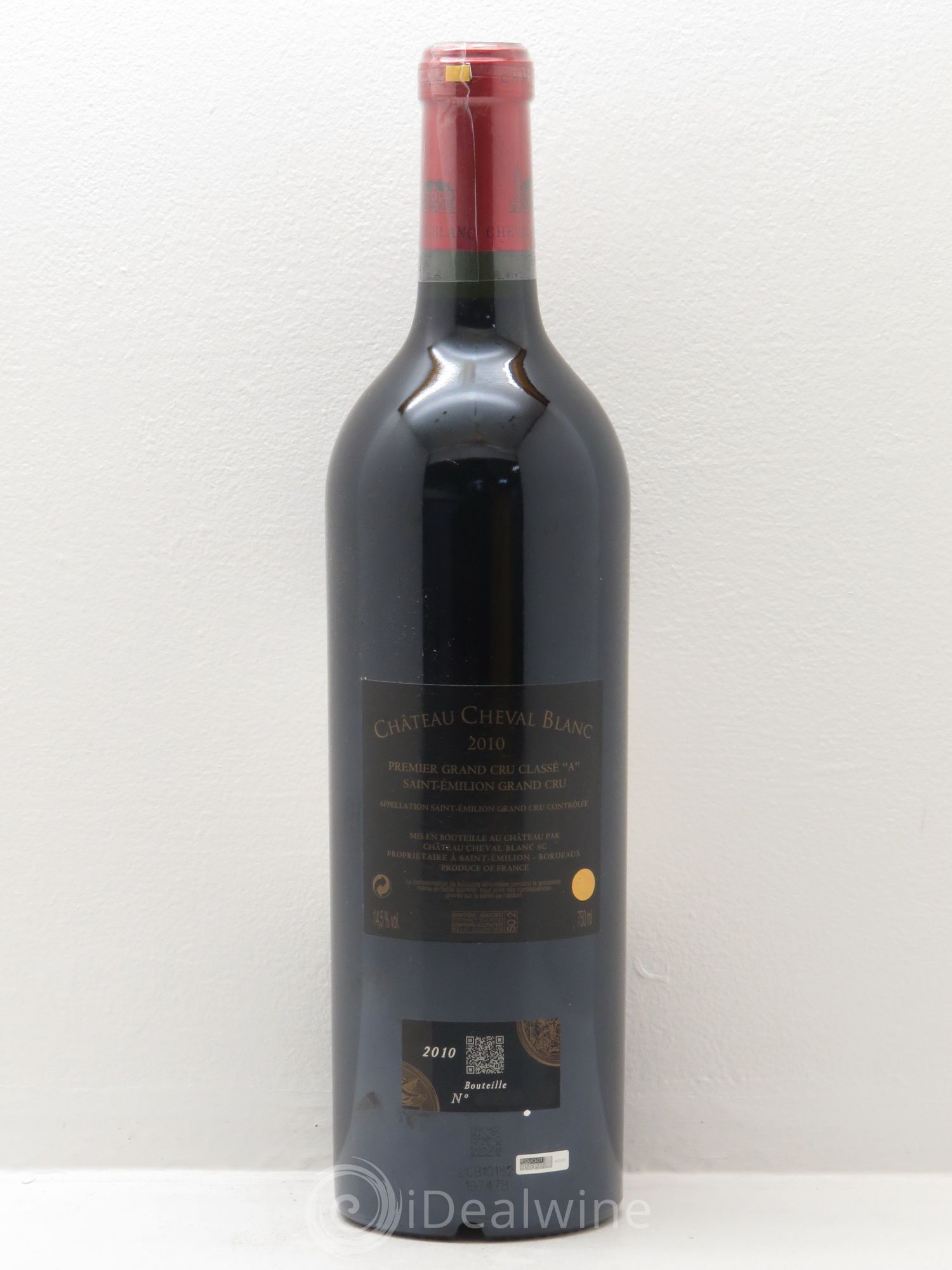 Château Cheval Blanc 1er Grand Cru Classé A 2010 - Lot de 1 bouteille - 1